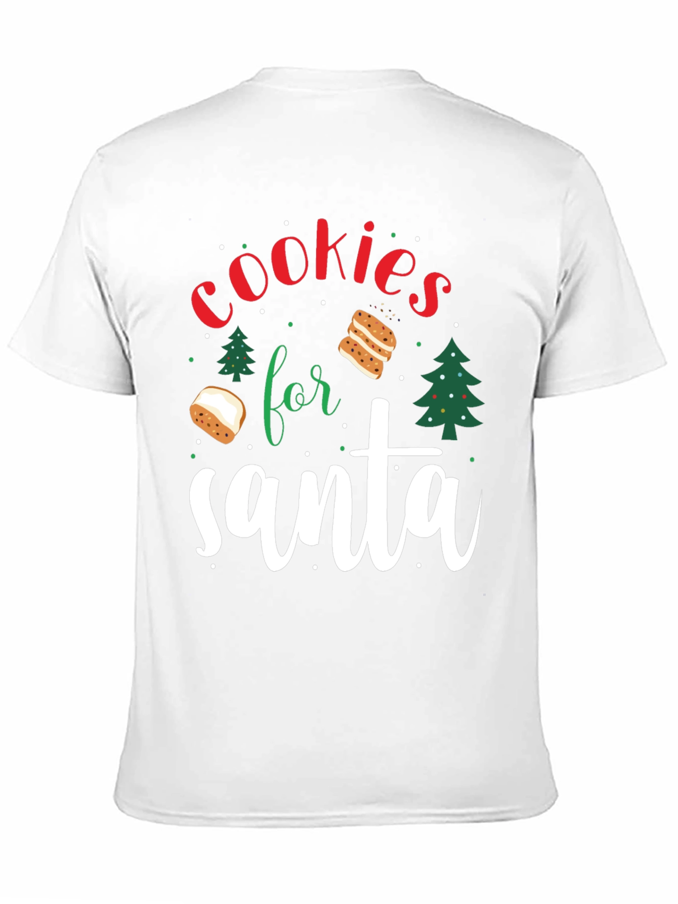 Cookies For Santa Christmas Graphic Tee