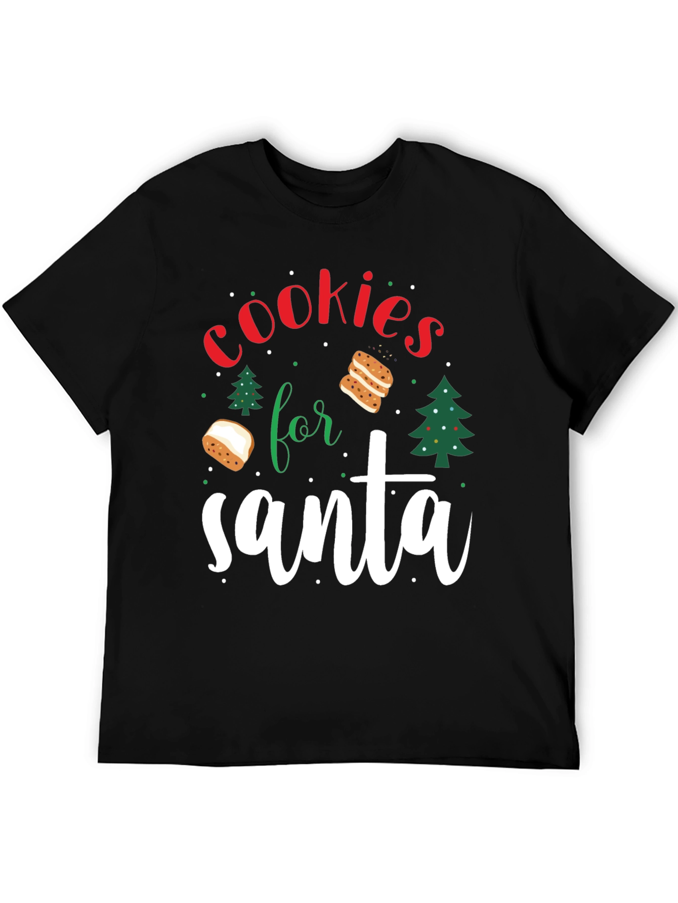 Cookies For Santa Christmas Graphic Tee
