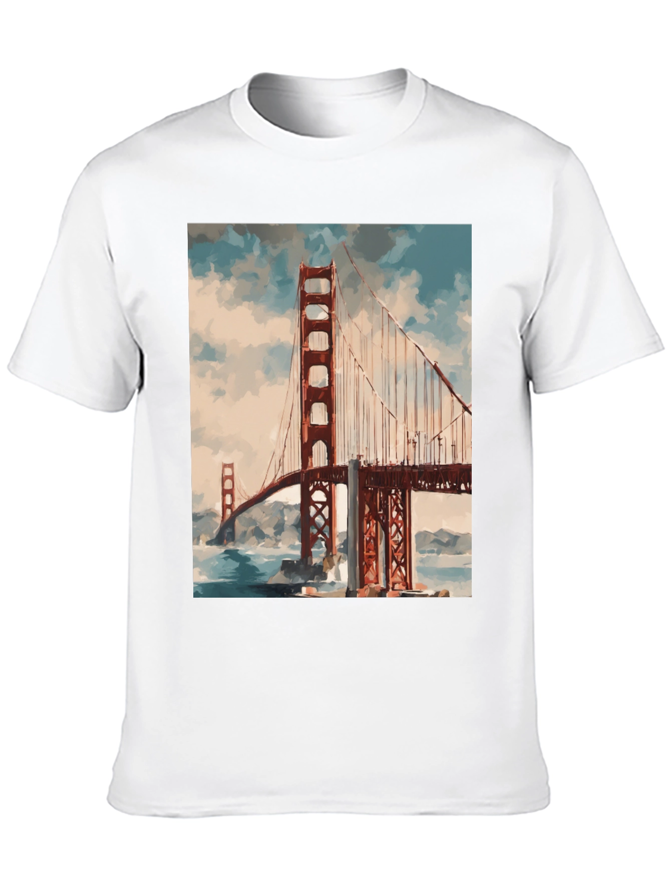 Golden Gate Bridge Graphic Tee - Black