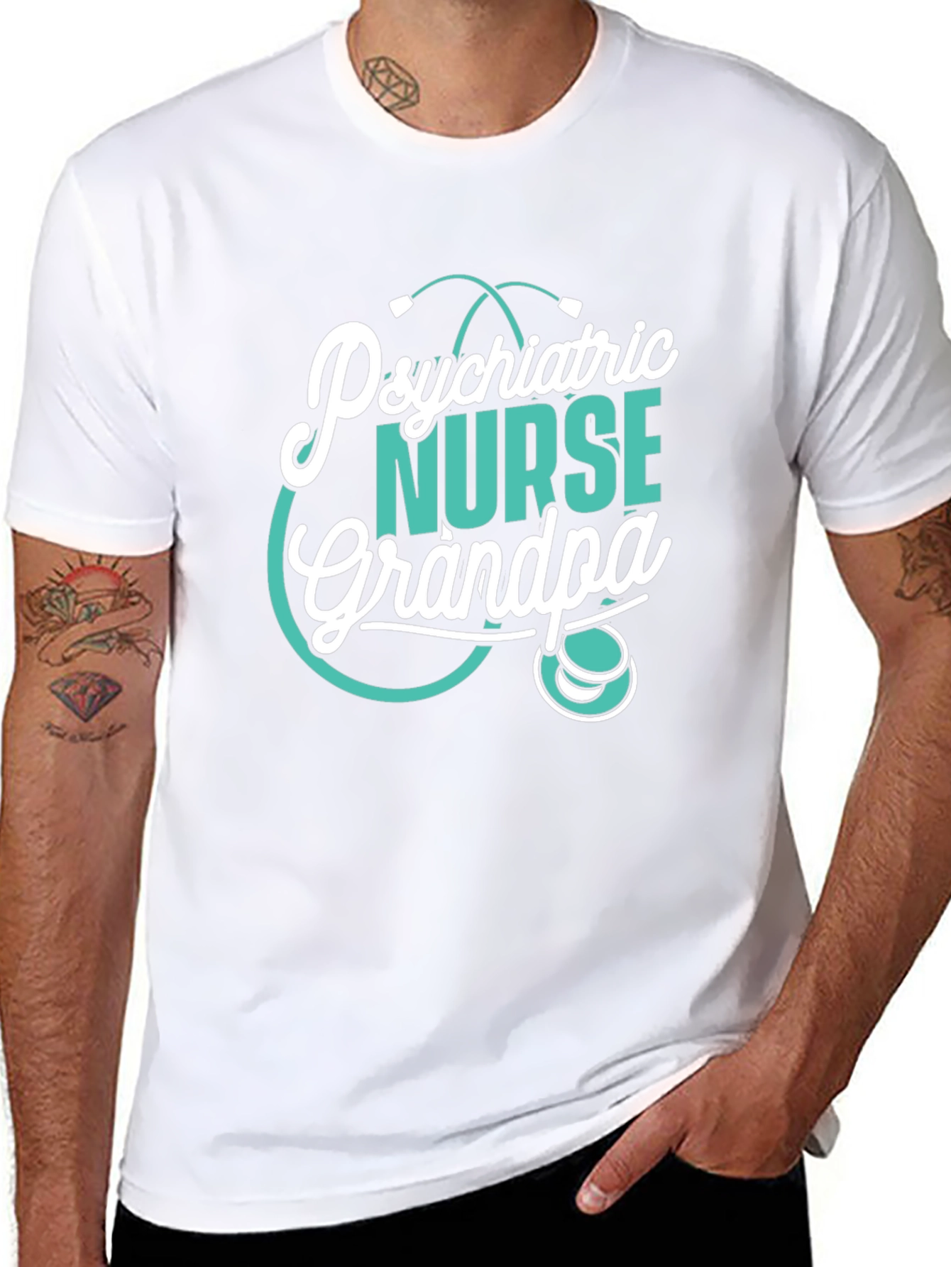 Psychiatric Nurse Grandpa T-Shirt
