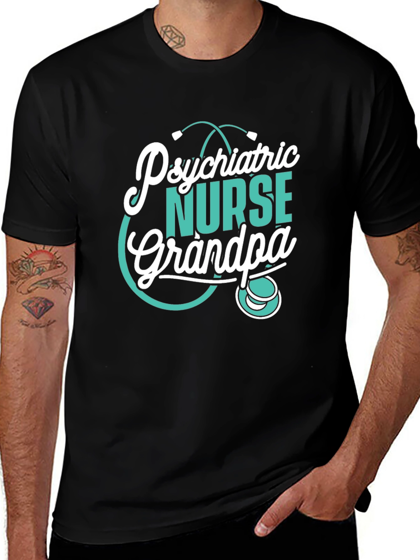 Psychiatric Nurse Grandpa T-Shirt