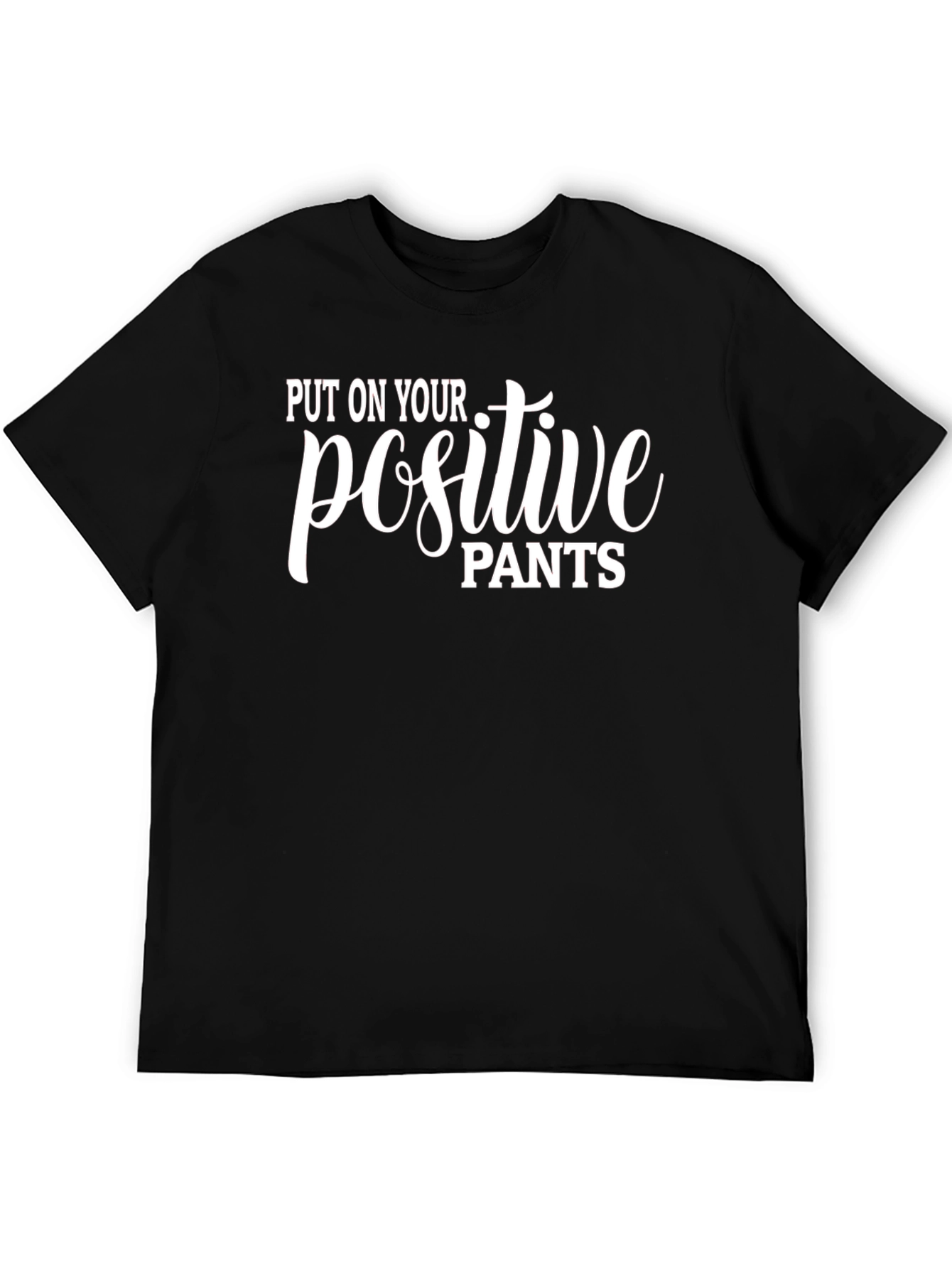 Positive Pants Black T-Shirt