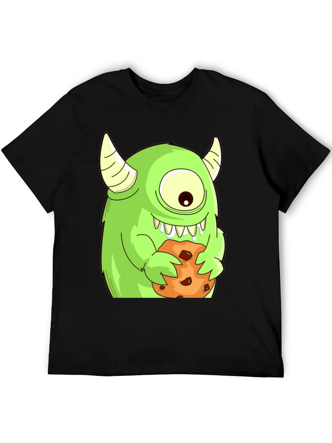 Monster Cookie T-Shirt - One-Eyed Green Monster