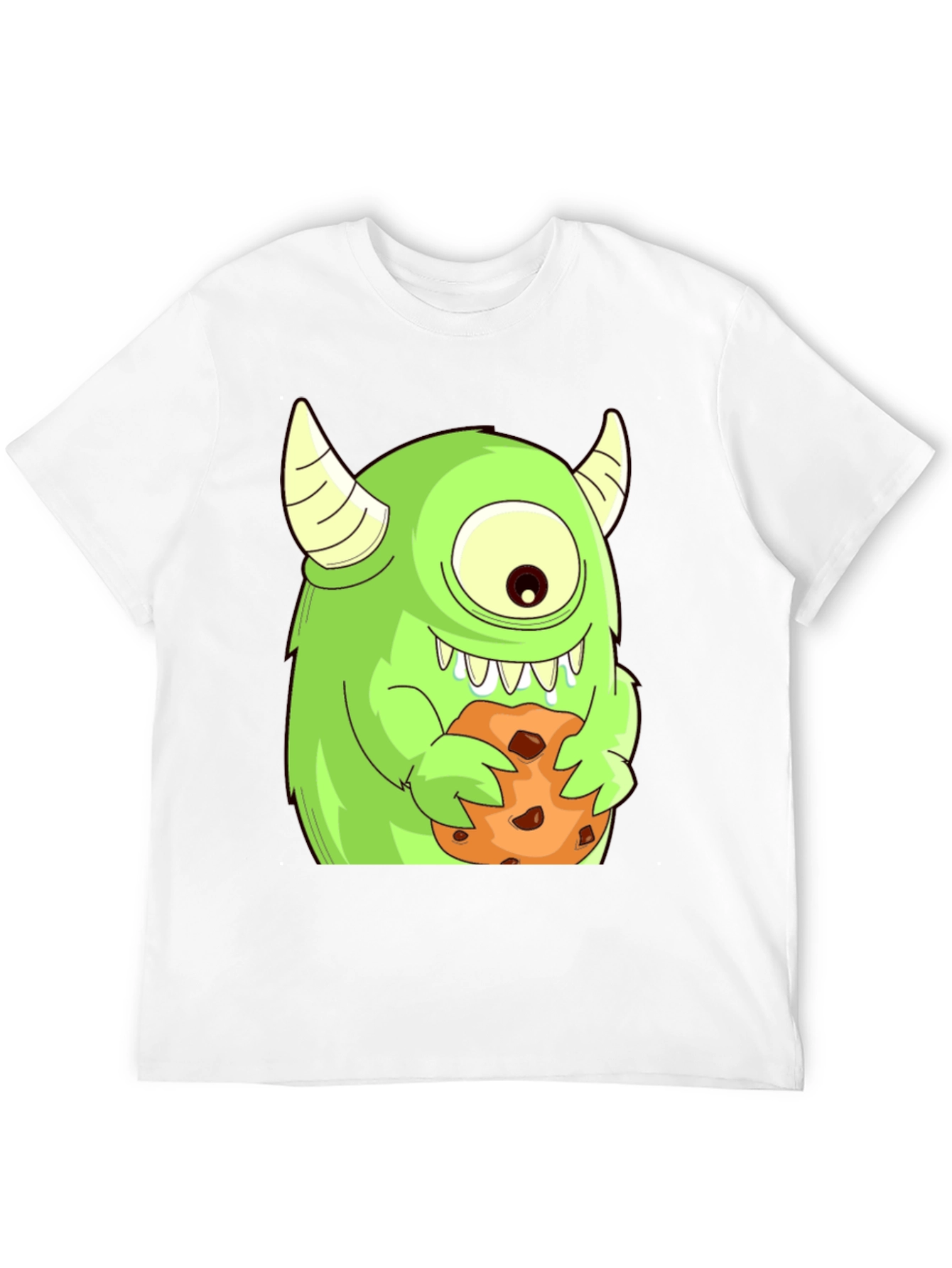 Monster Cookie T-Shirt - One-Eyed Green Monster