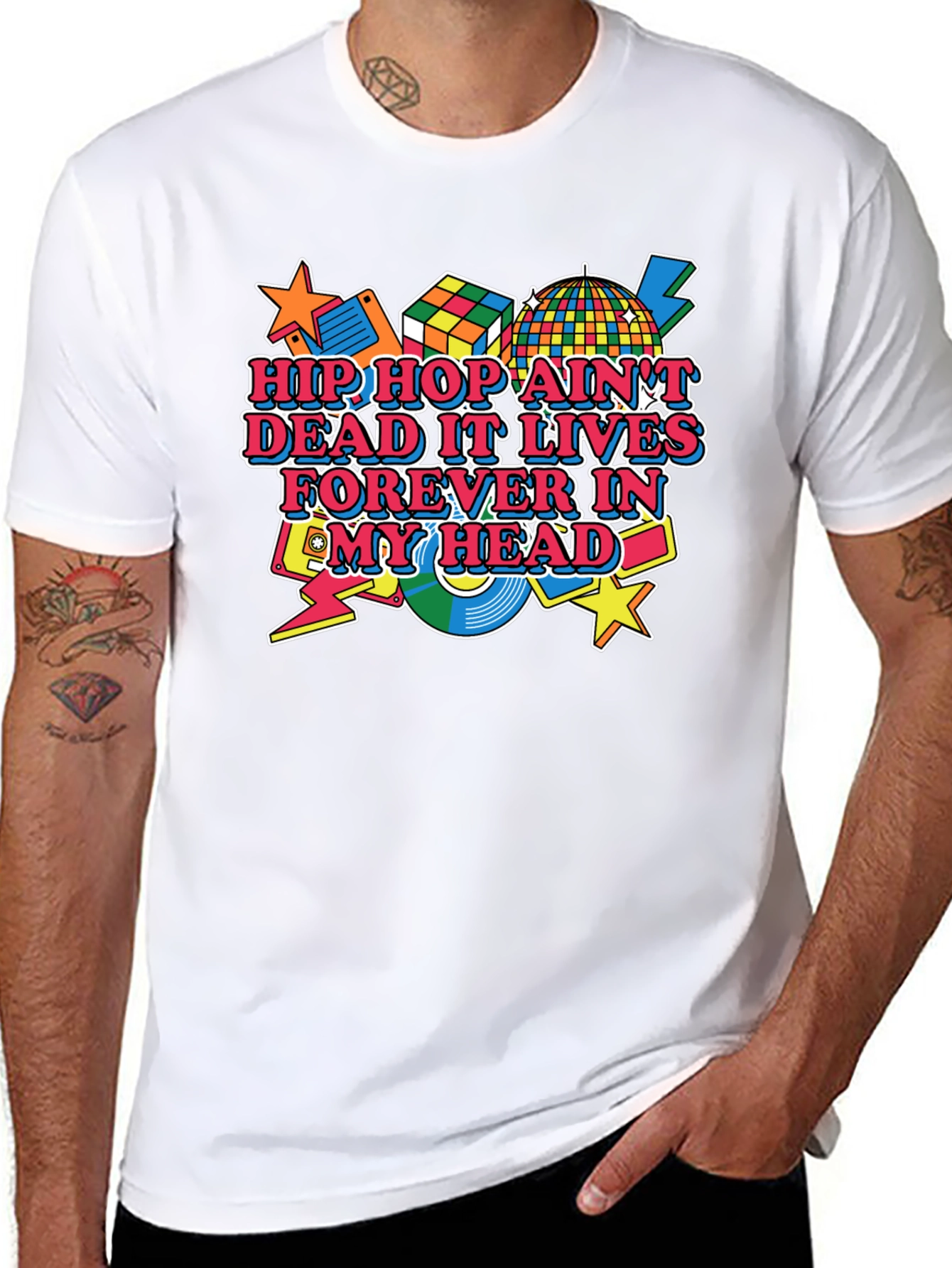 Retro Hip Hop T-Shirt - Music Lover Tee