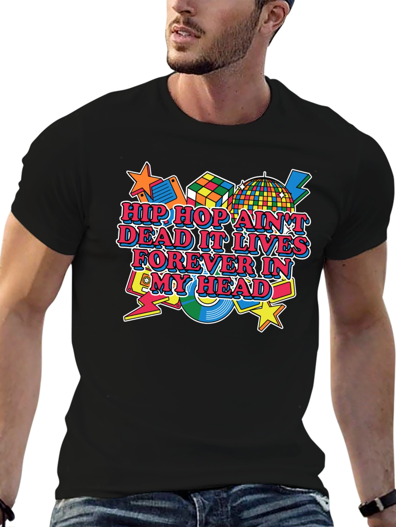 Retro Hip Hop T-Shirt - Music Lover Tee