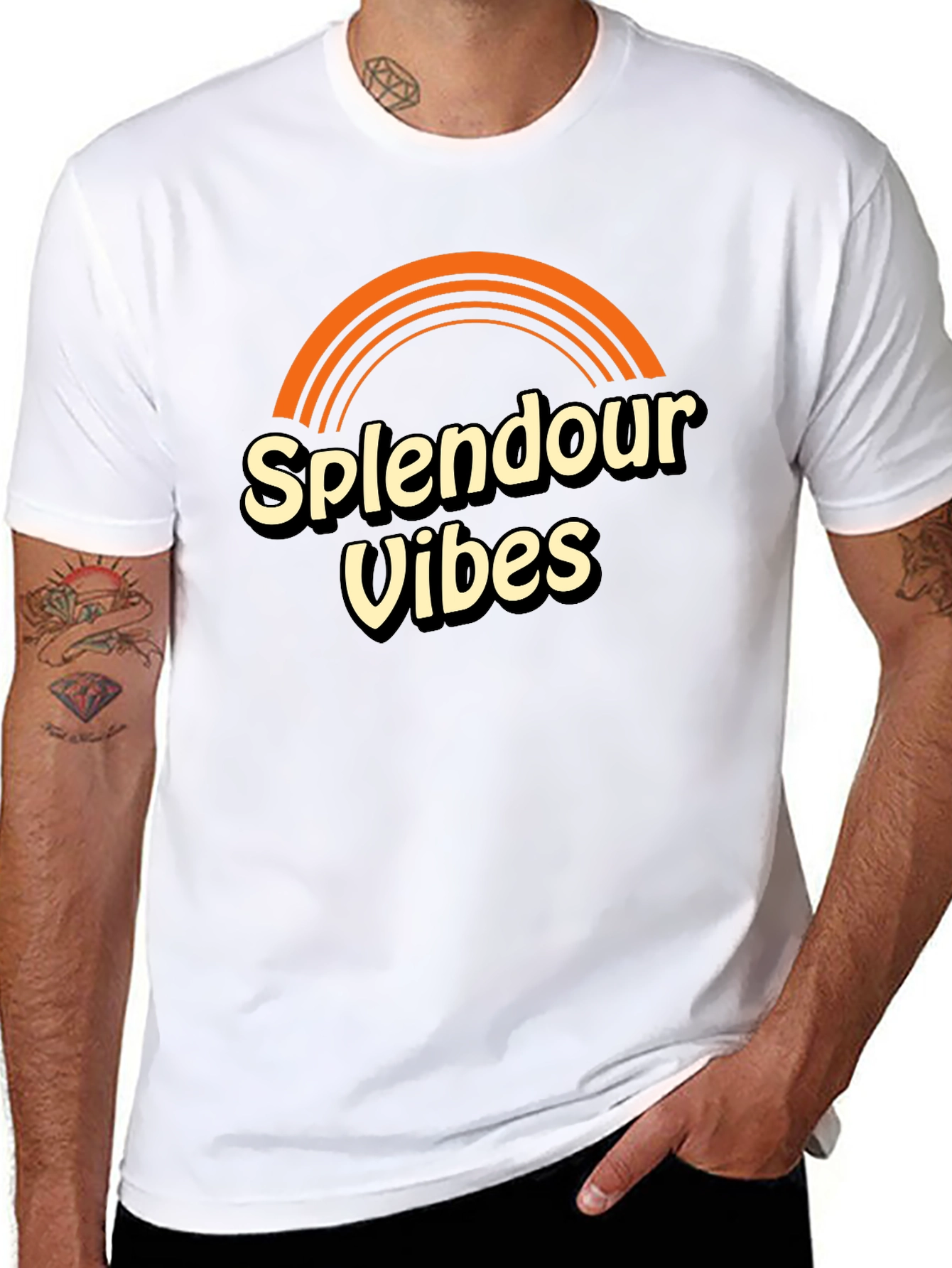 Splendour Vibes Graphic Tee - Retro Style