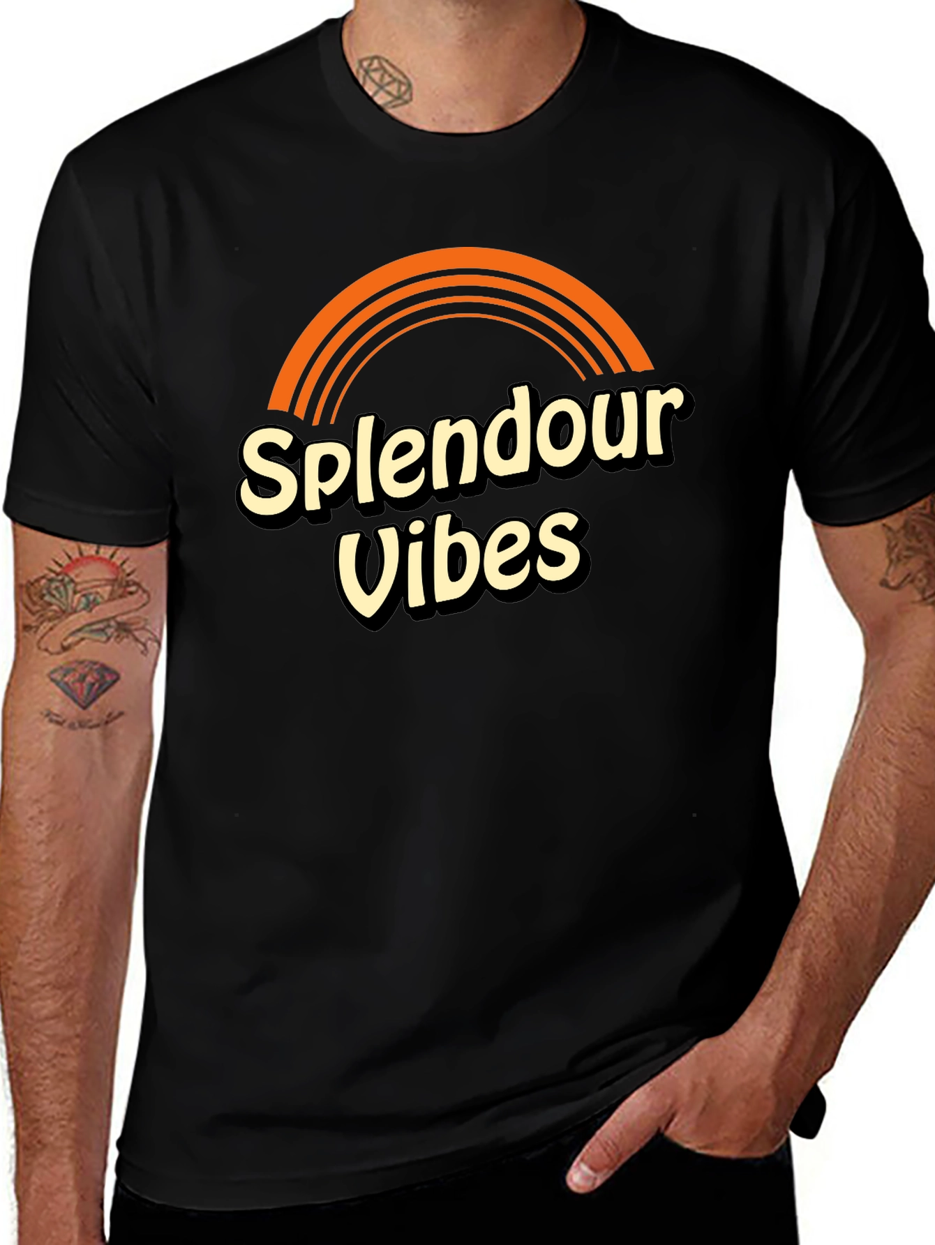 Splendour Vibes Graphic Tee - Retro Style