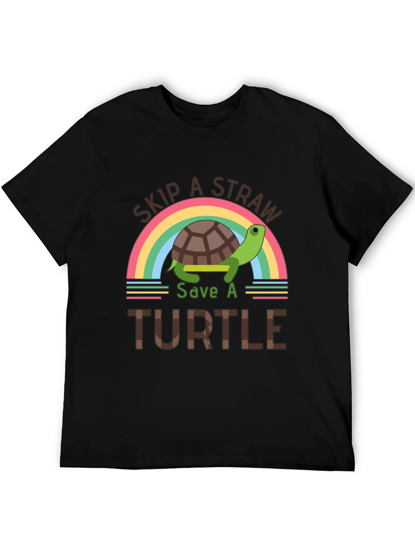 Skip a Straw Save a Turtle Graphic Tee