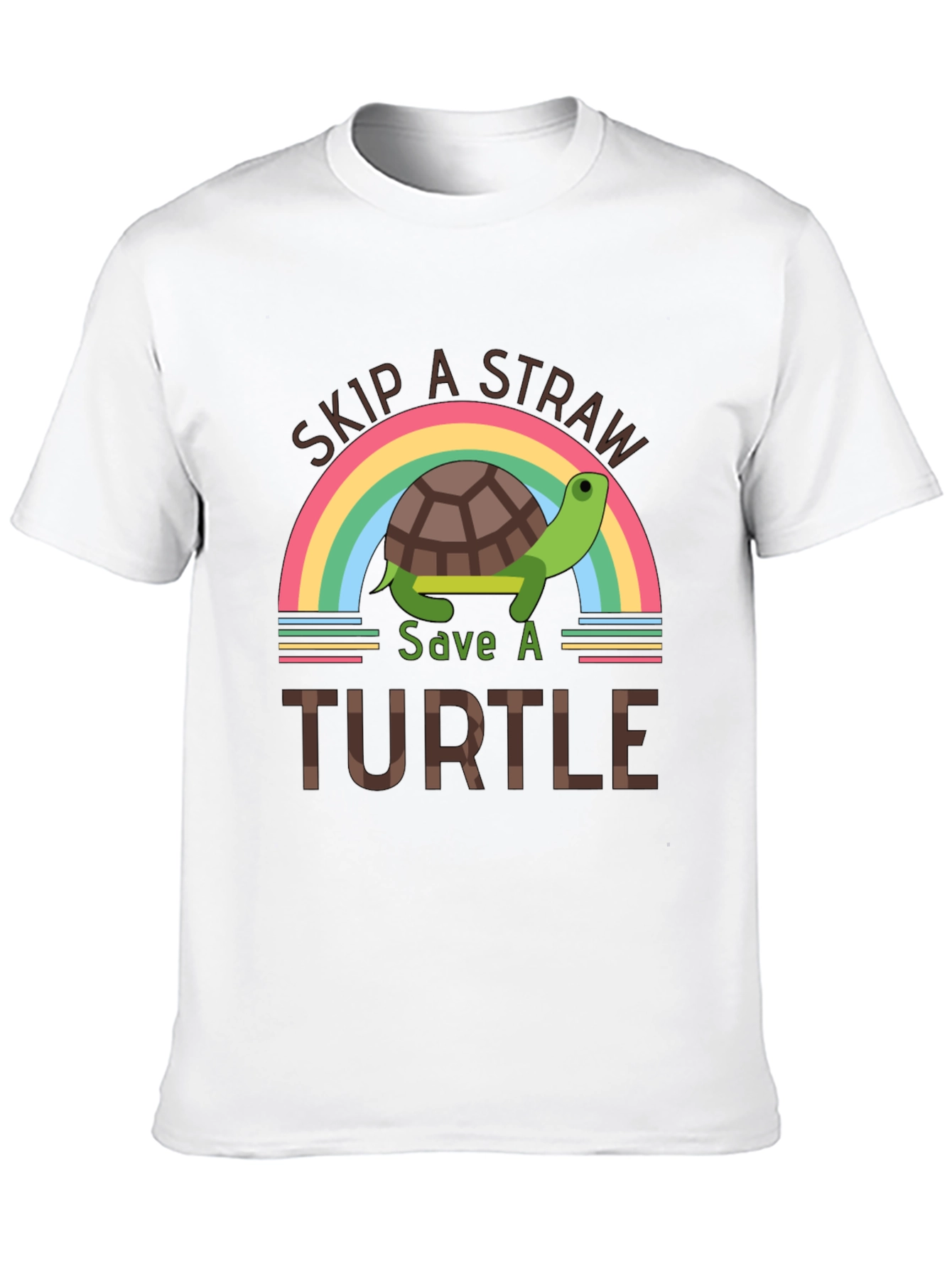 Skip a Straw Save a Turtle Graphic Tee
