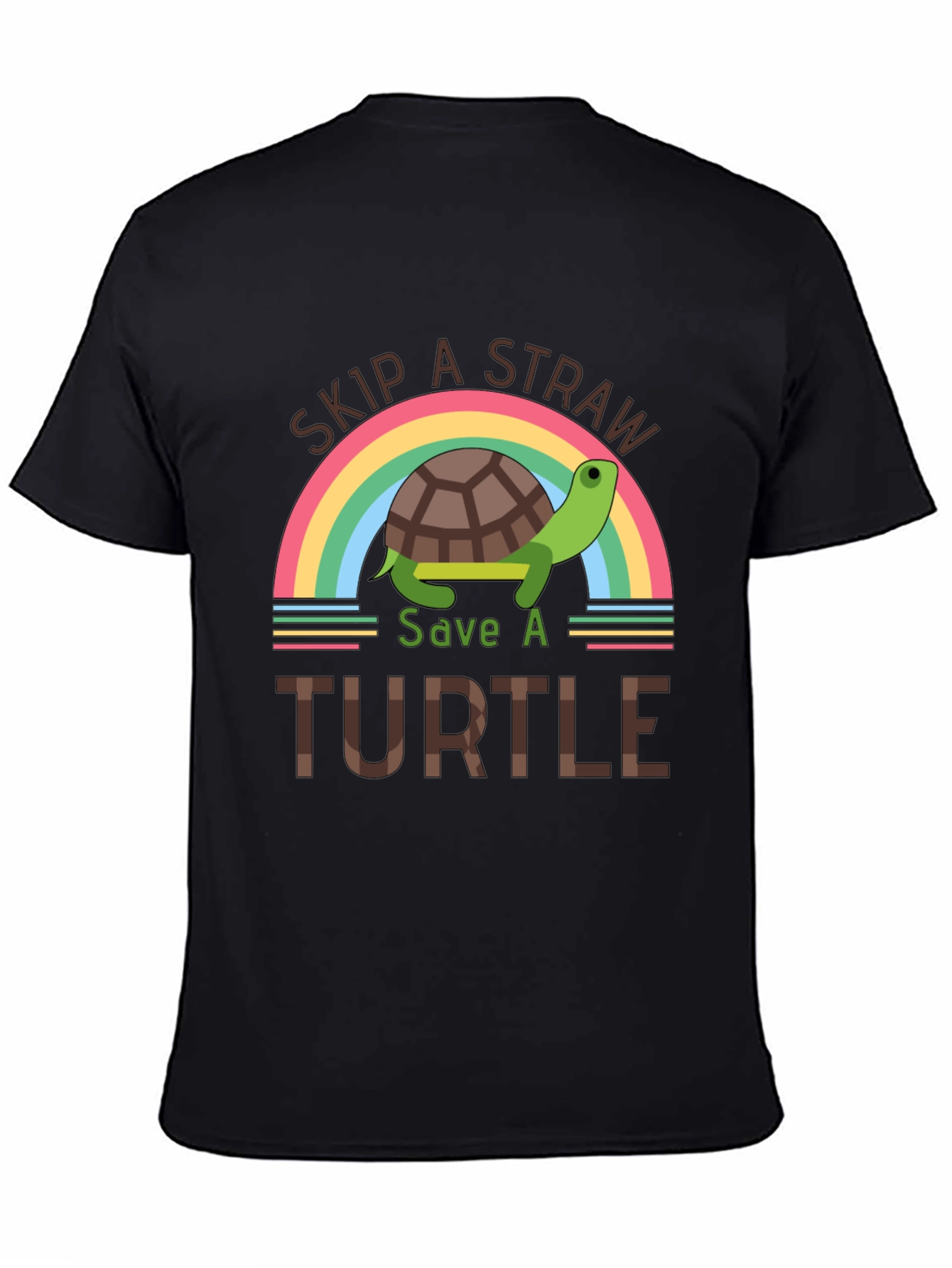 Skip a Straw Save a Turtle Graphic Tee