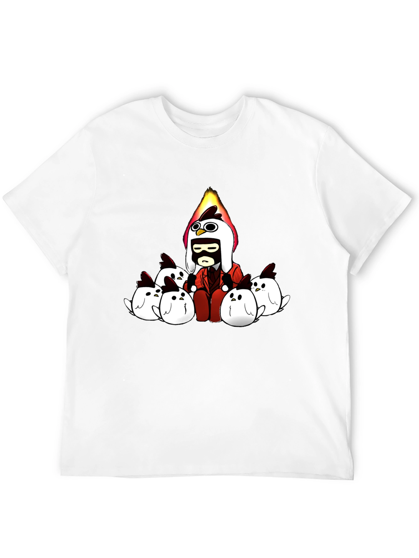 Stylish Cartoon Chicken T-Shirt