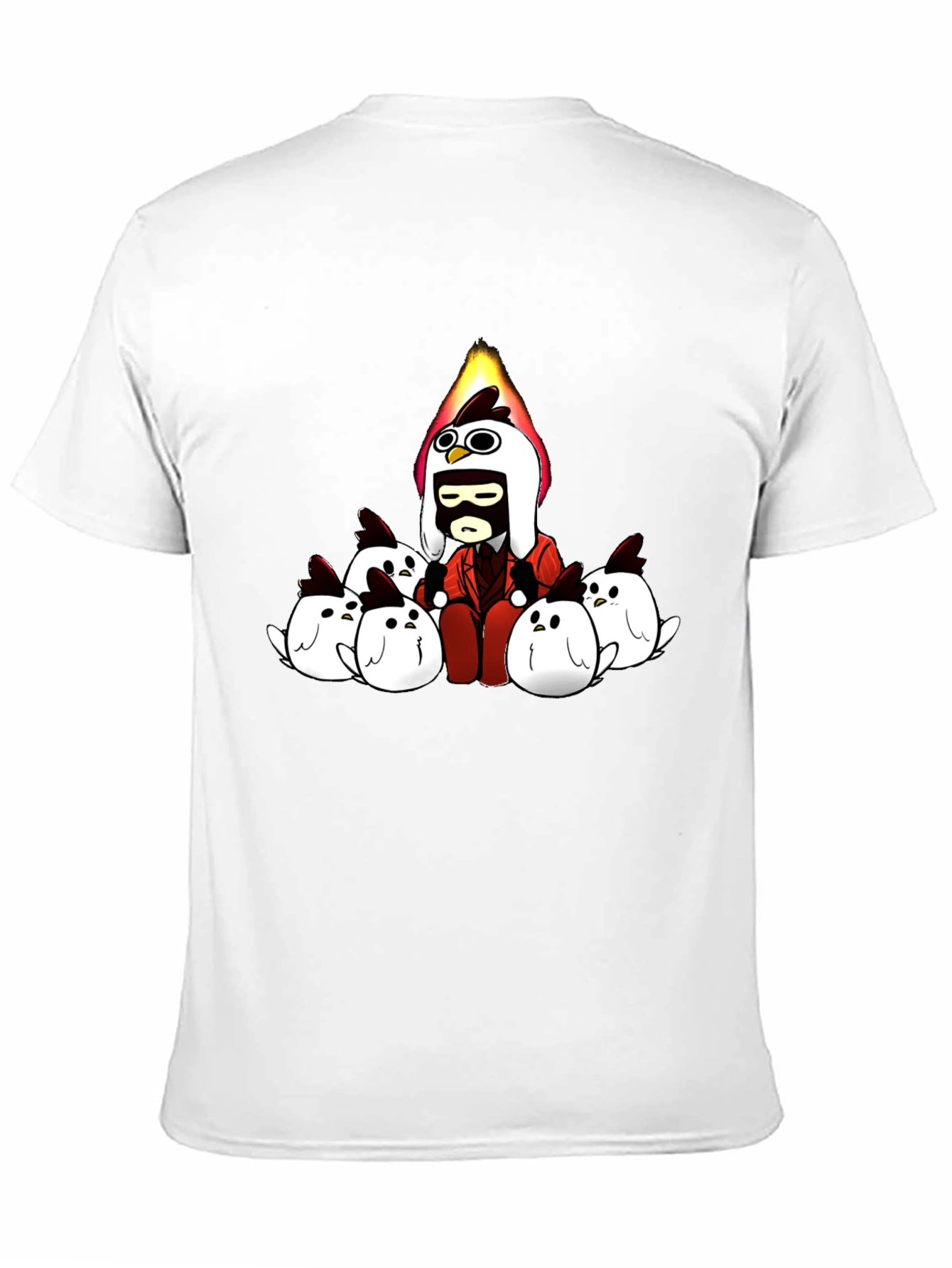 Stylish Cartoon Chicken T-Shirt