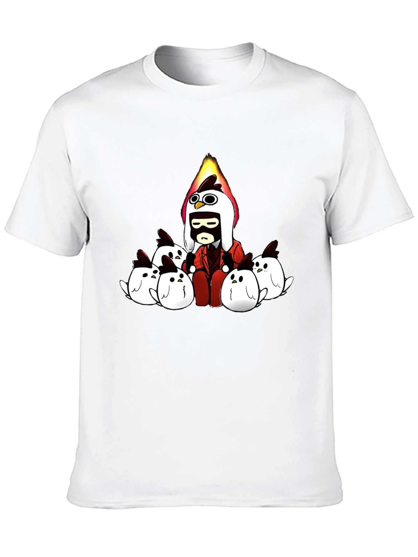 Stylish Cartoon Chicken T-Shirt