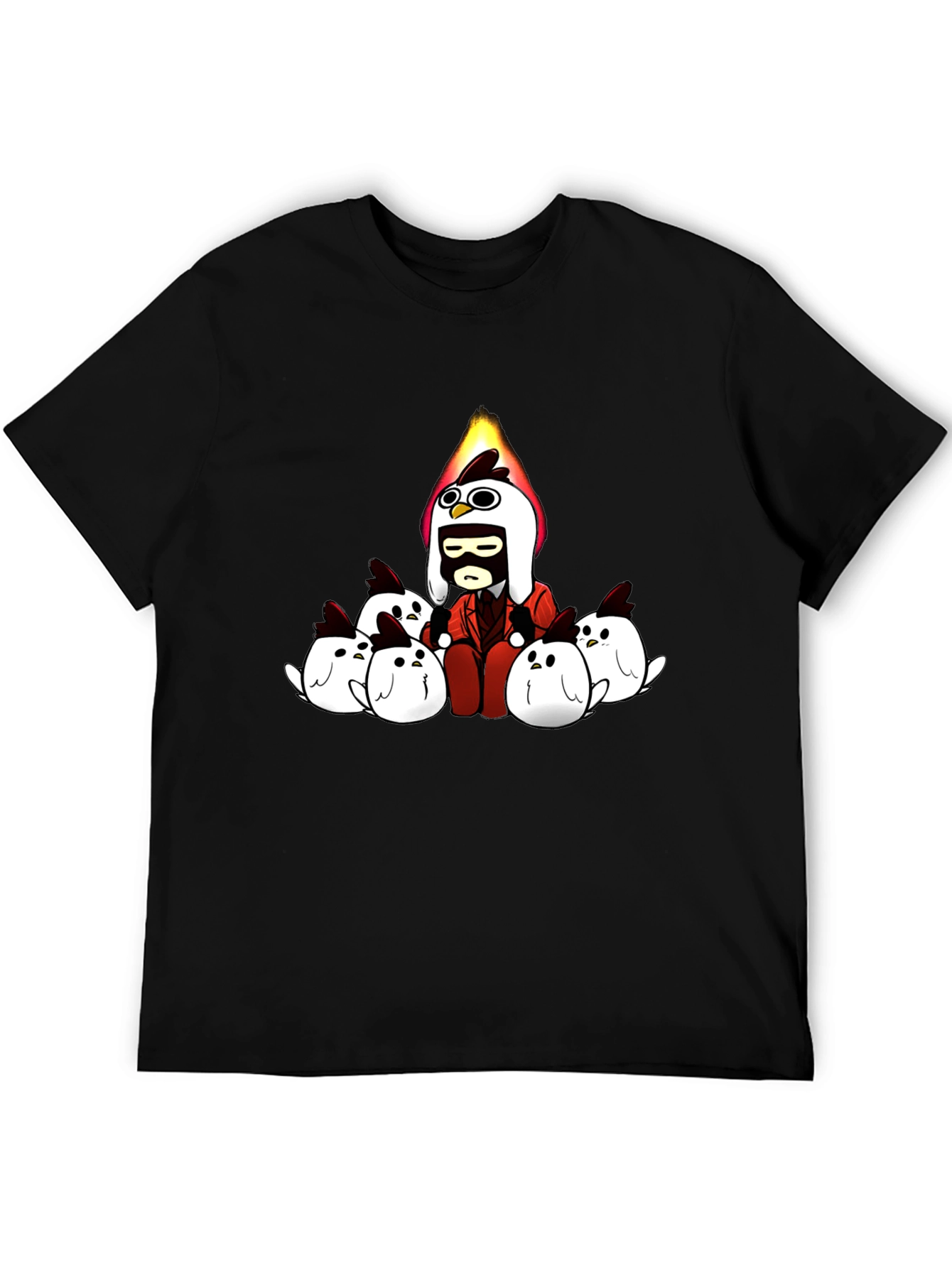 Stylish Cartoon Chicken T-Shirt
