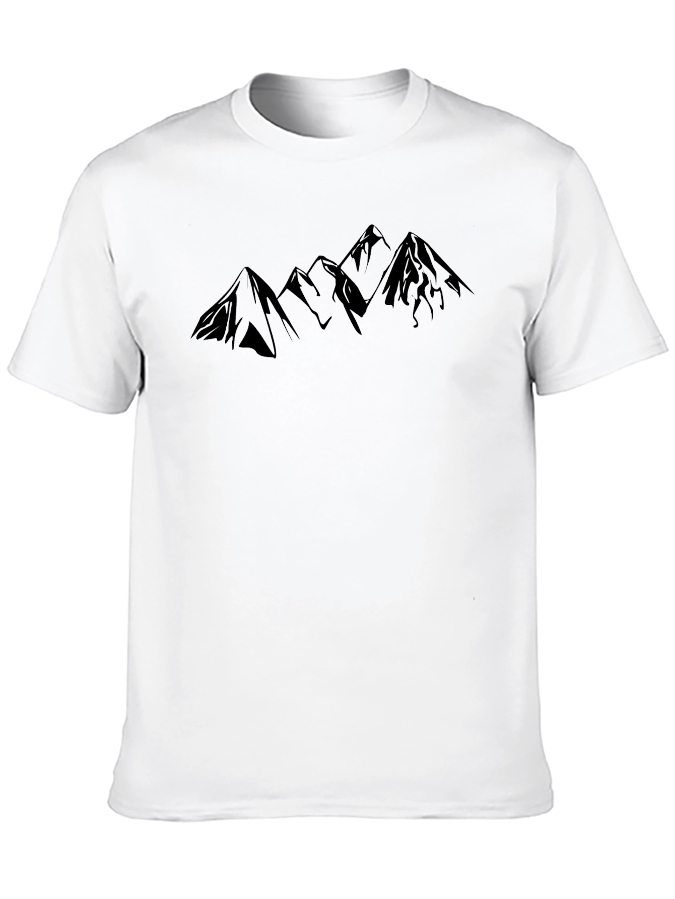 Mountain Silhouette Black T-Shirt