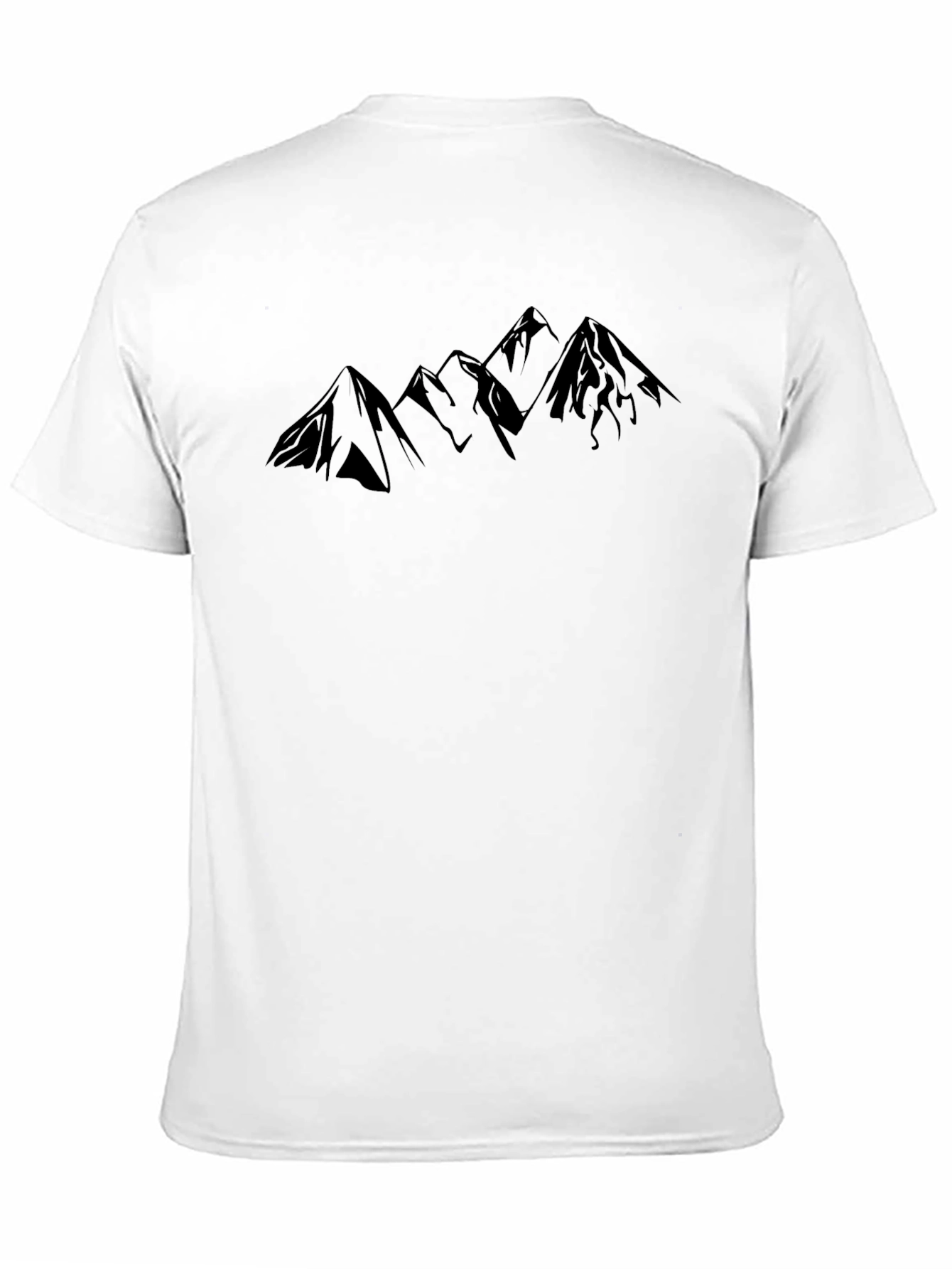 Mountain Silhouette Black T-Shirt