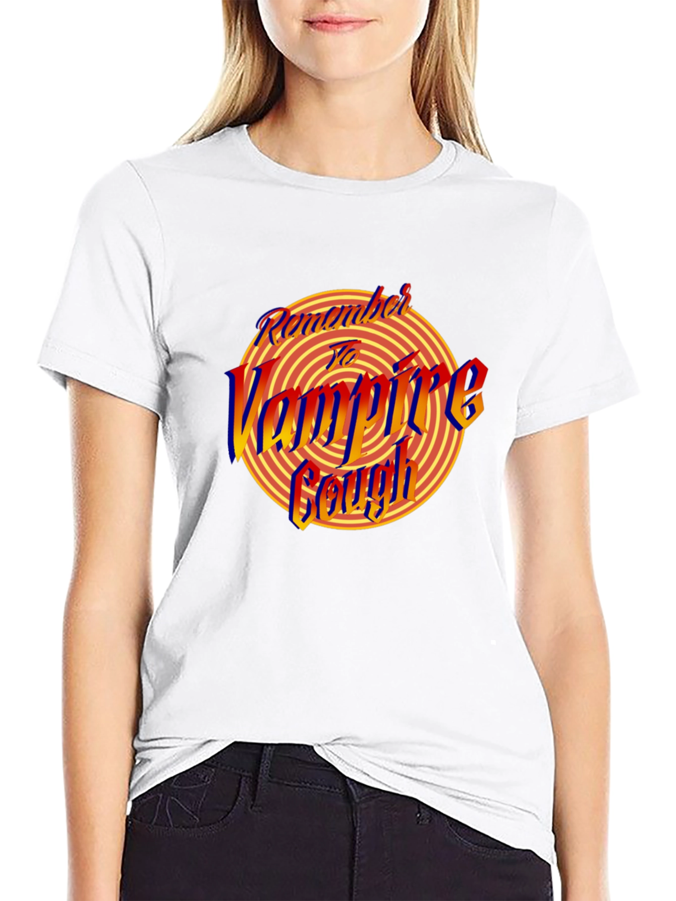 Remember to Vampire Cough Graphic T-Shirt