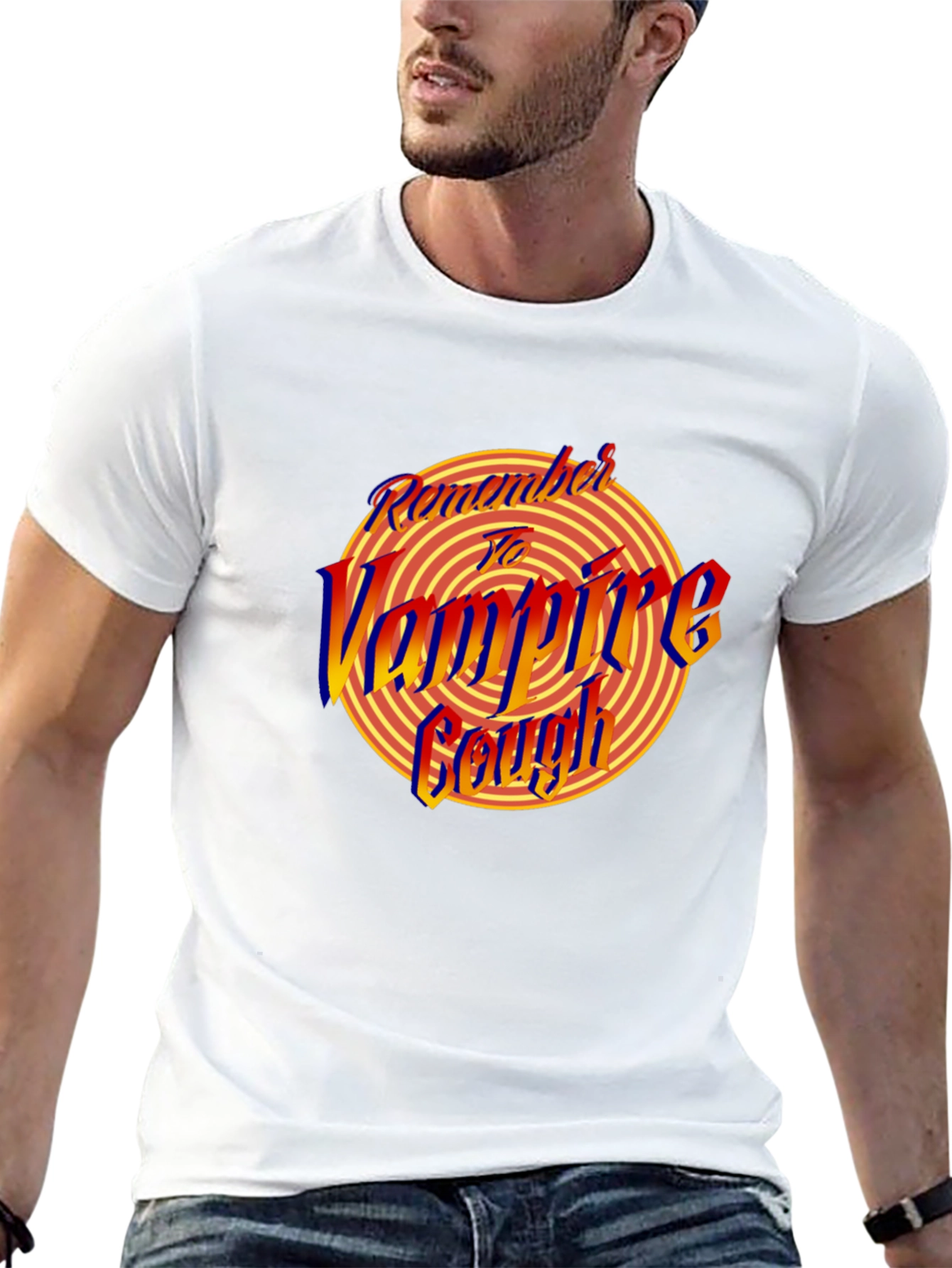 Remember to Vampire Cough Graphic T-Shirt