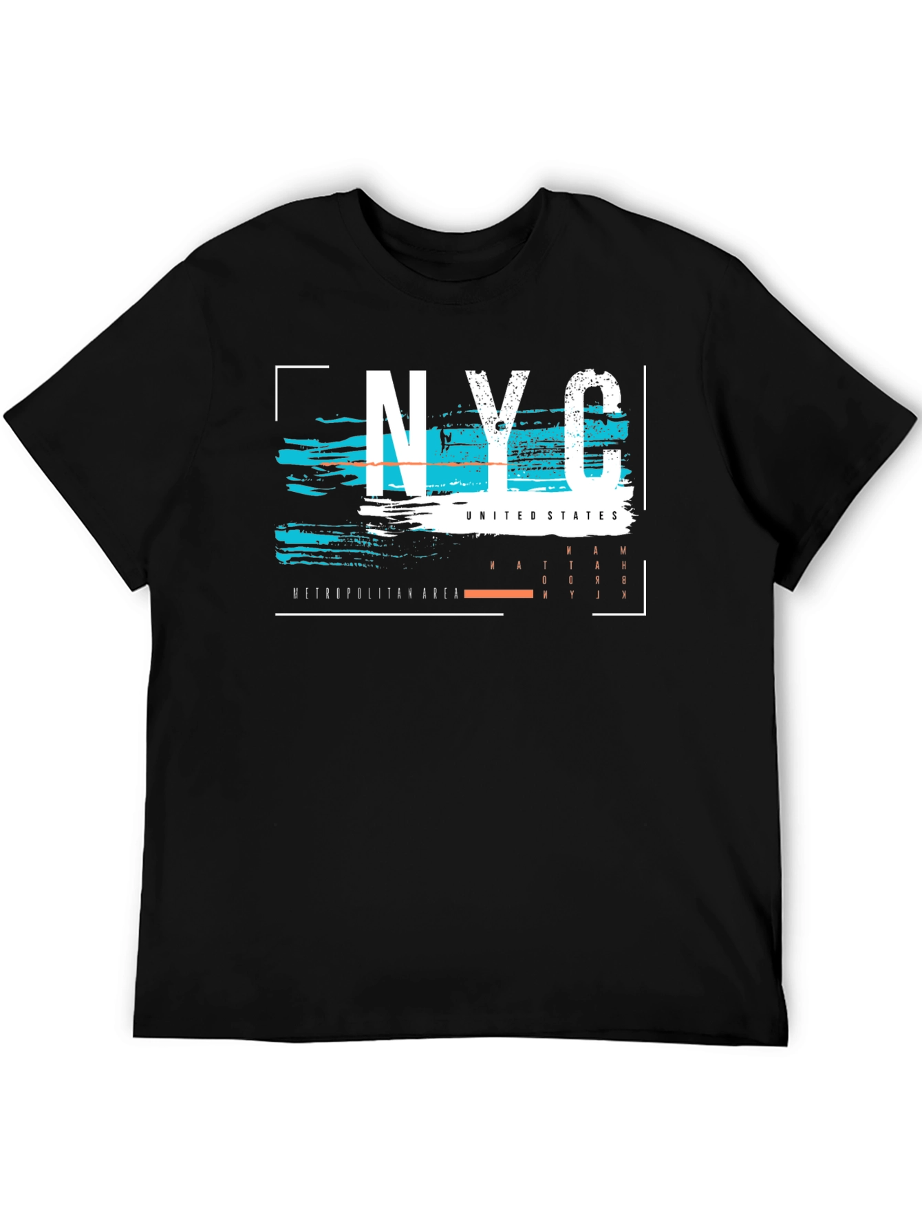NYC Graphic Tee - Urban Style Black T-Shirt