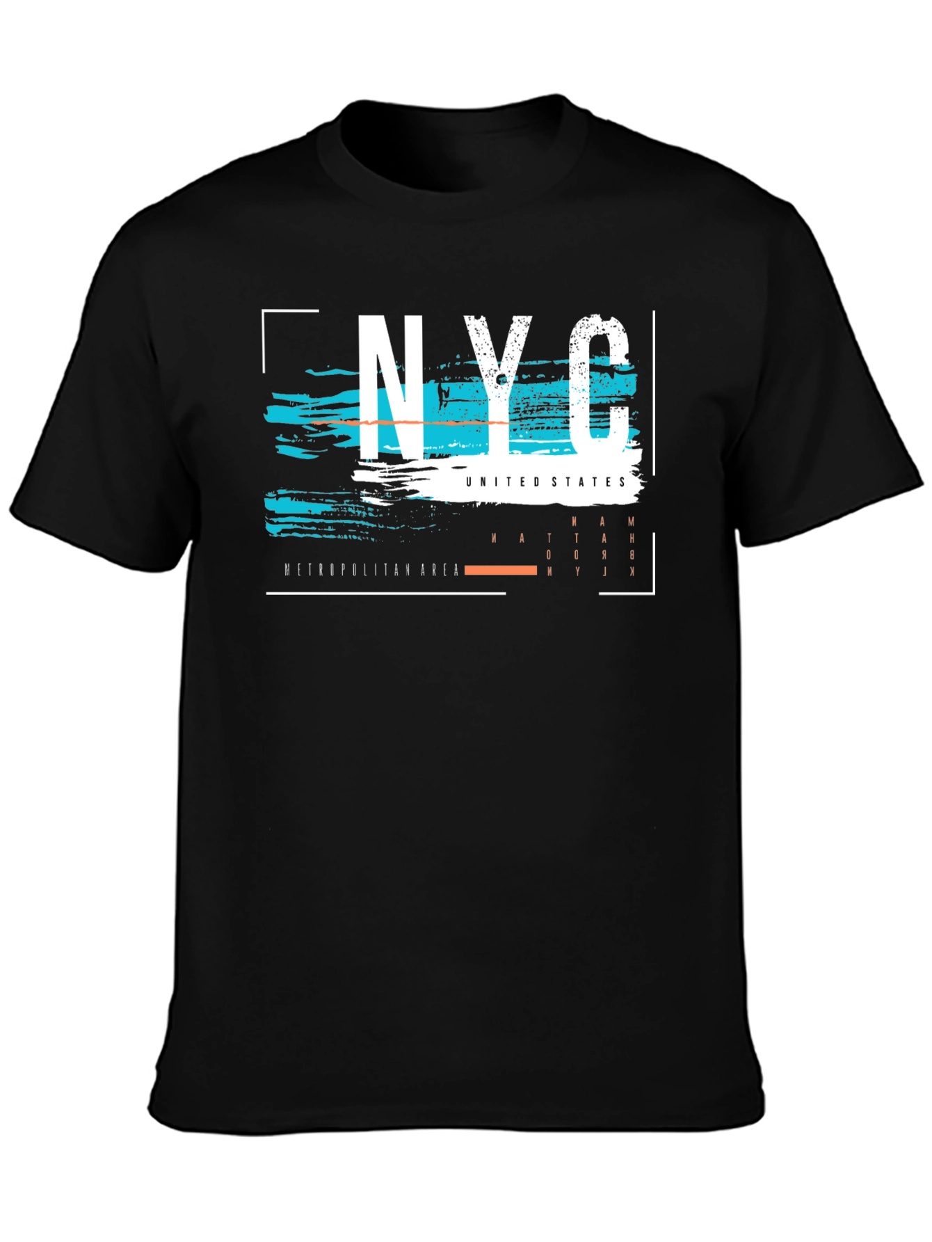 NYC Graphic Tee - Urban Style Black T-Shirt