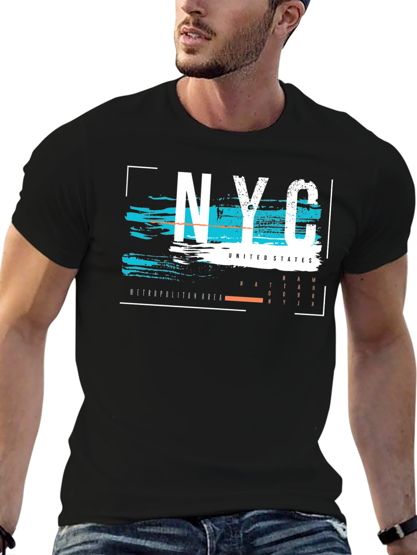 NYC Graphic Tee - Urban Style Black T-Shirt