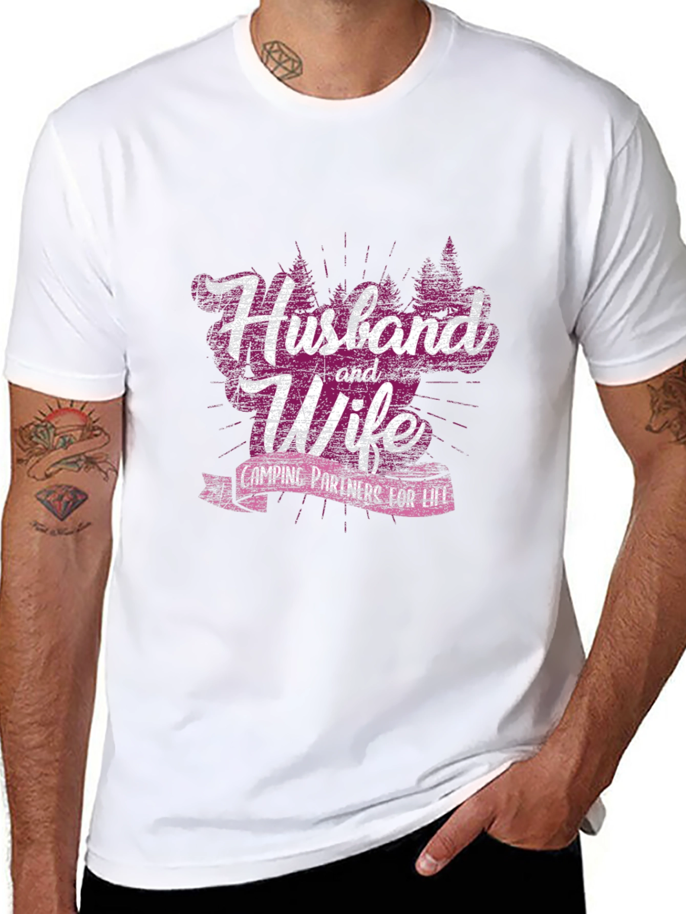 Husband and Wife Matching T-Shirt
