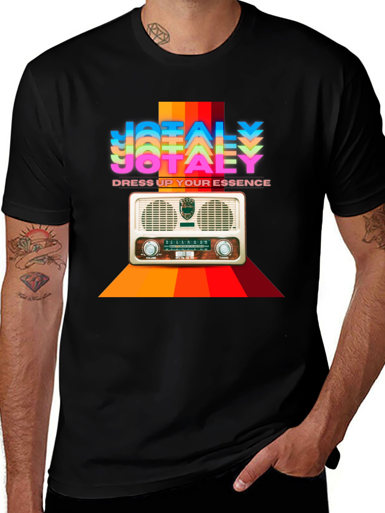 JOTAELY Retro Radio T-Shirt - Dress Up Your Essence