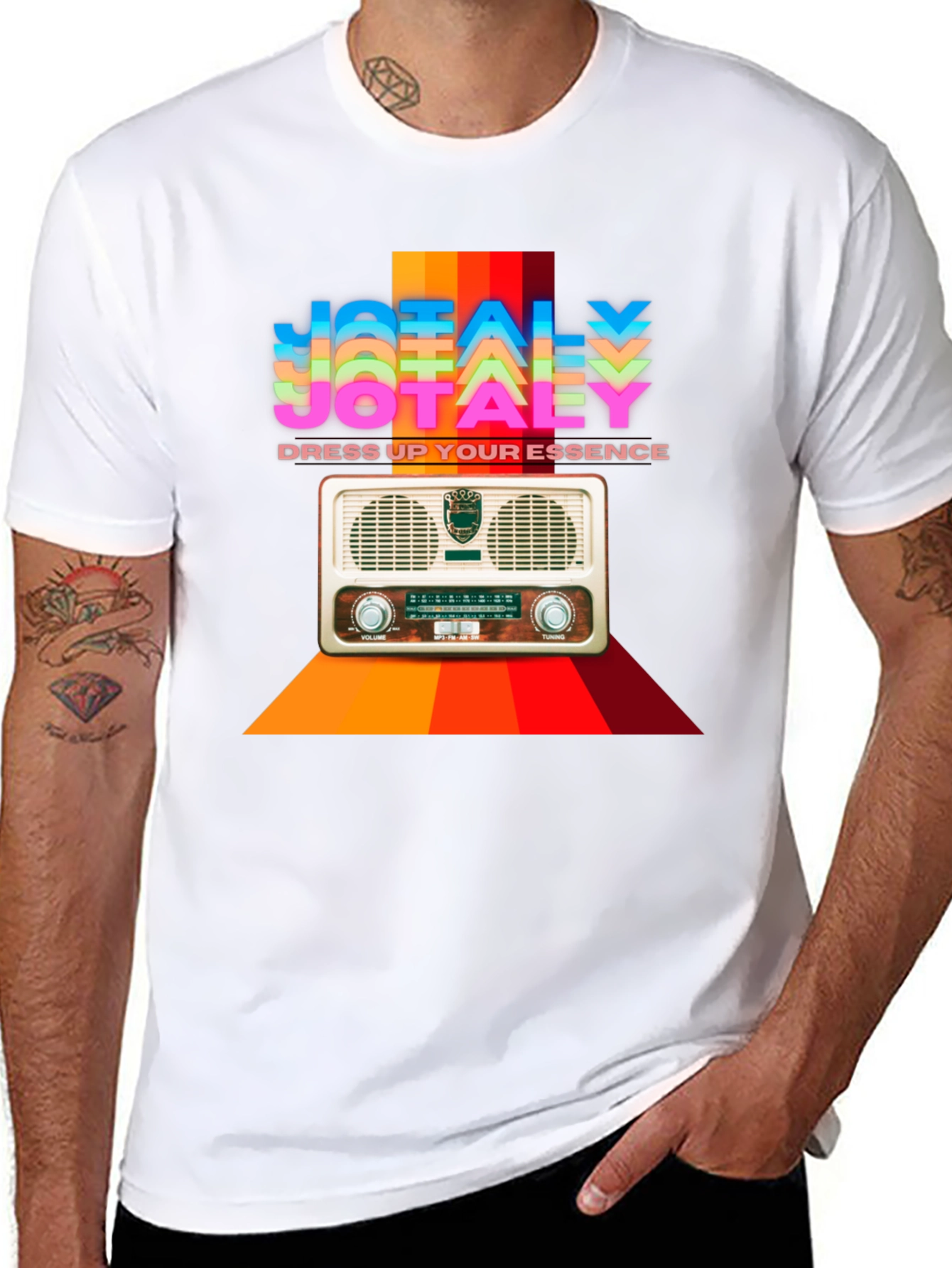 JOTAELY Retro Radio T-Shirt - Dress Up Your Essence
