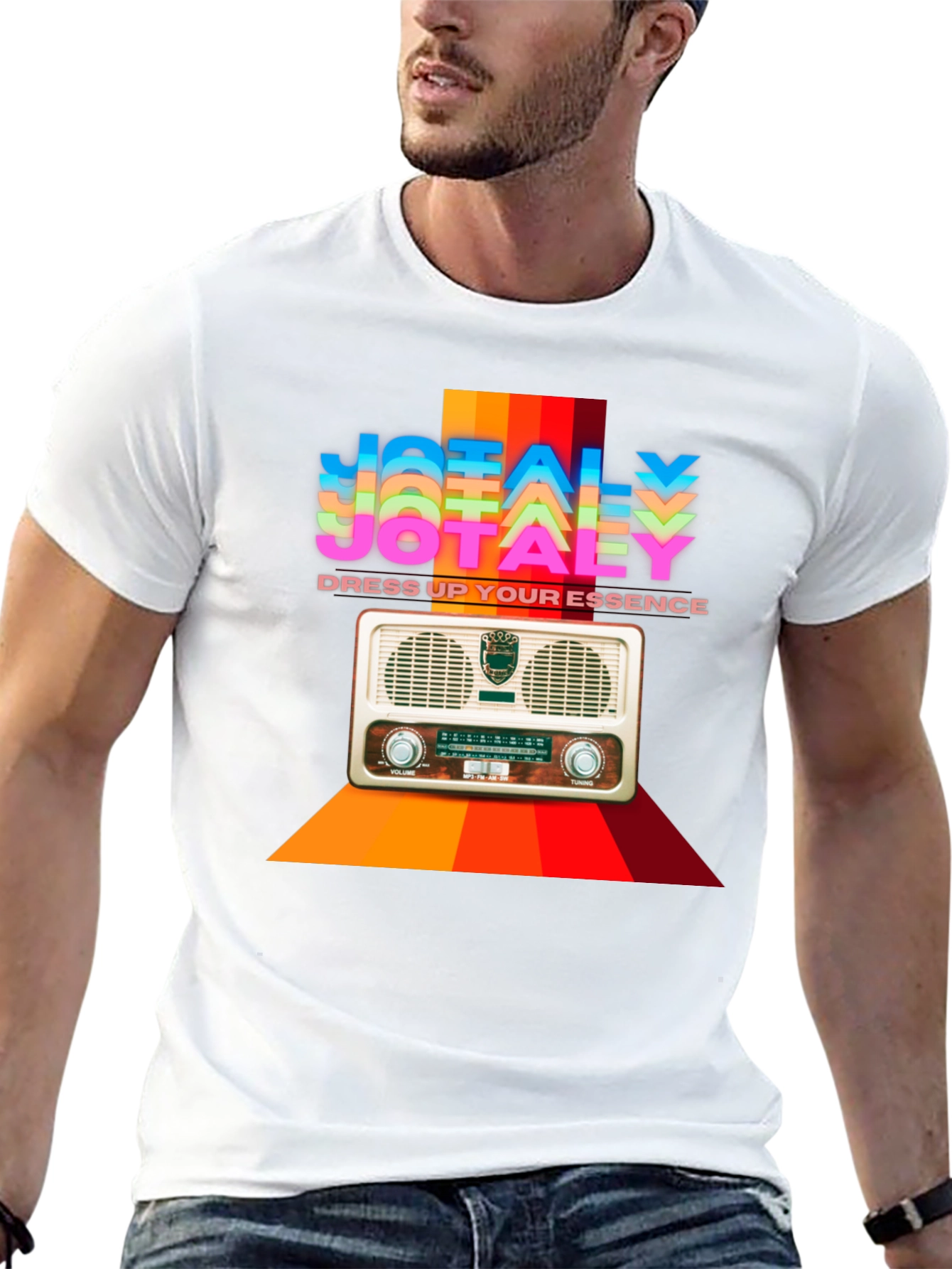JOTAELY Retro Radio T-Shirt - Dress Up Your Essence