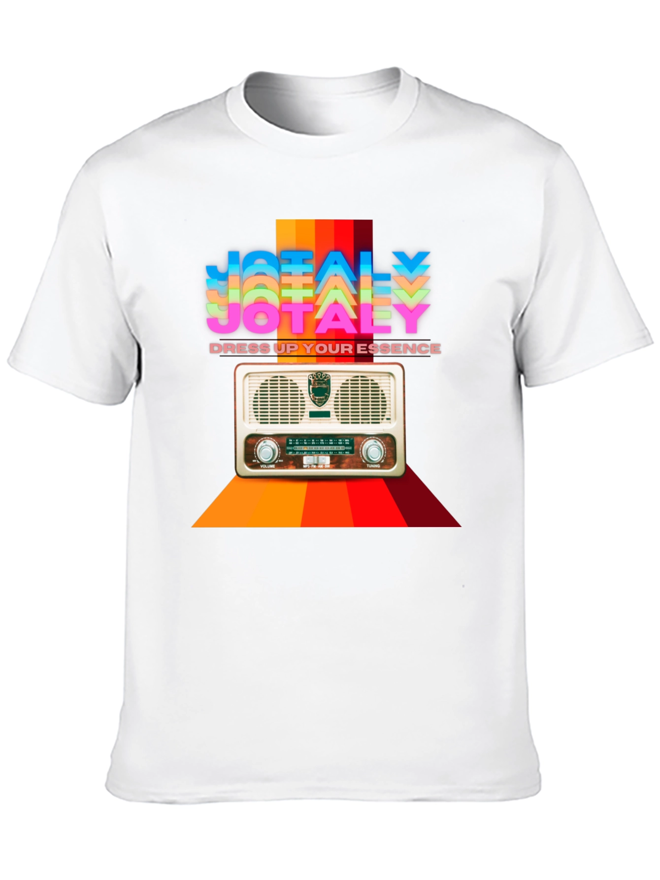 JOTAELY Retro Radio T-Shirt - Dress Up Your Essence
