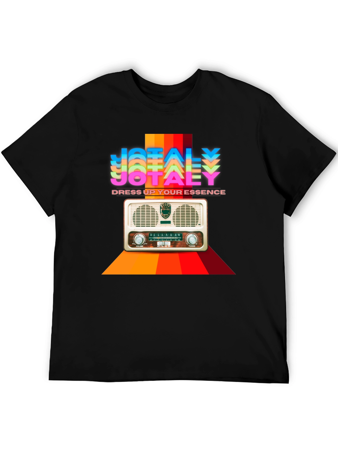 JOTAELY Retro Radio T-Shirt - Dress Up Your Essence