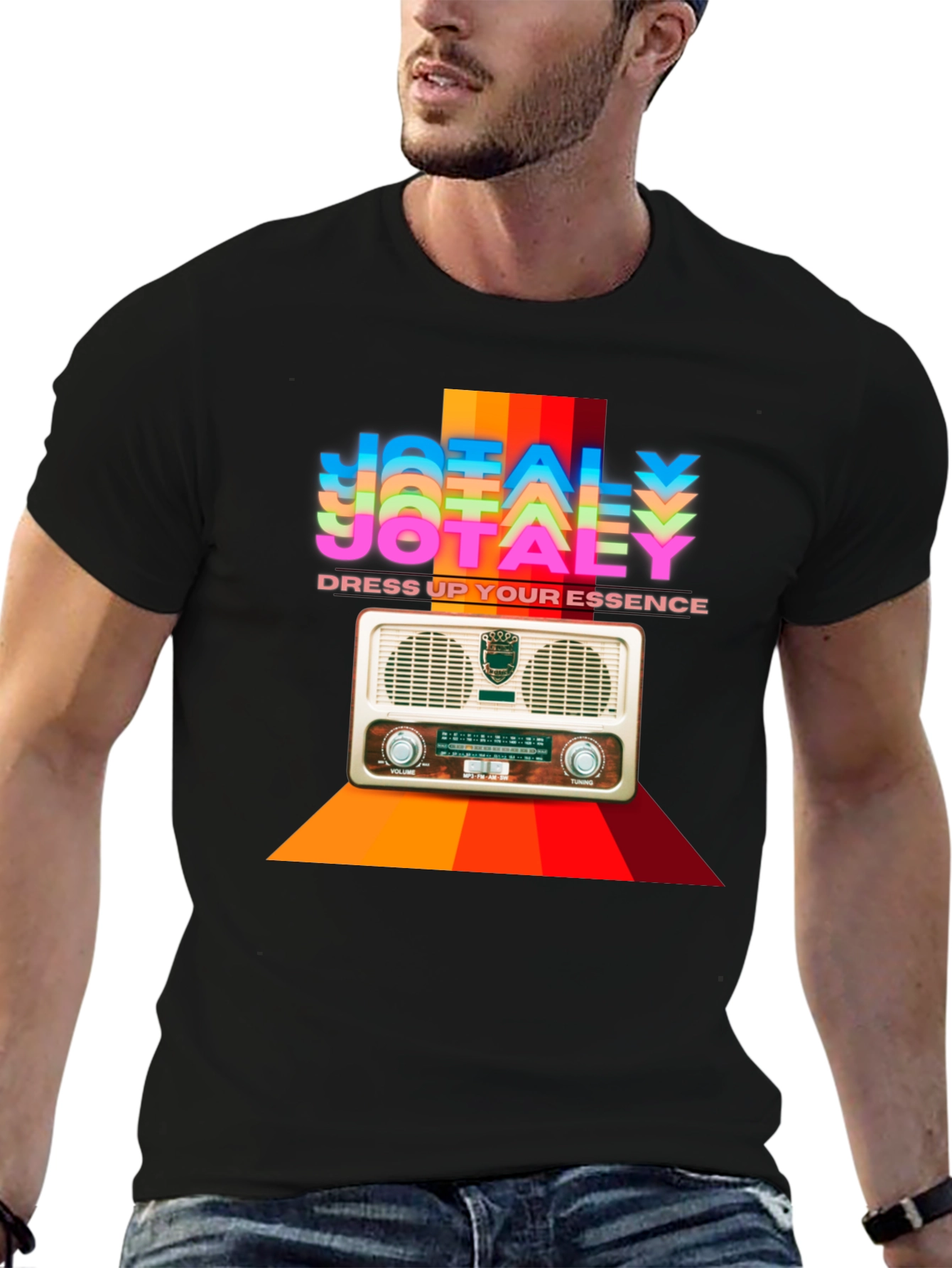 JOTAELY Retro Radio T-Shirt - Dress Up Your Essence