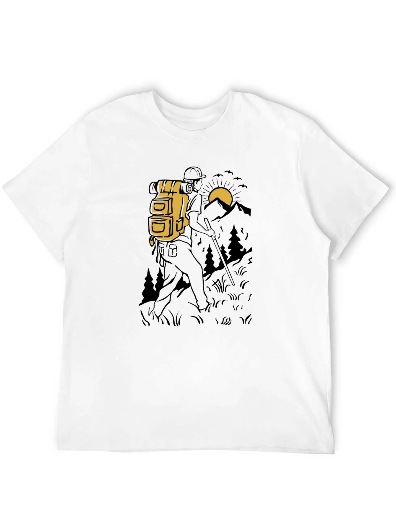 Hiking Adventure Black T-Shirt