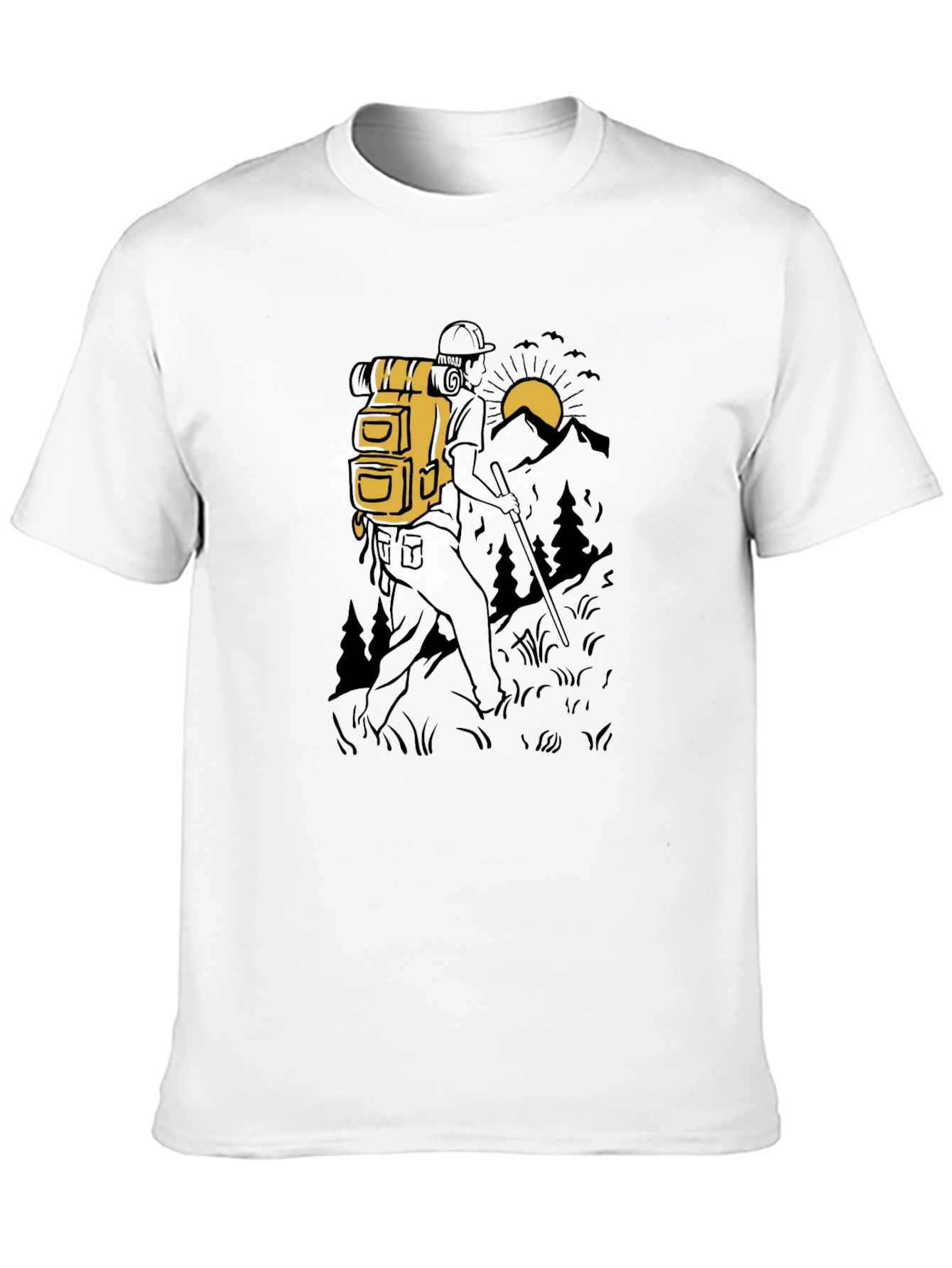 Hiking Adventure Black T-Shirt