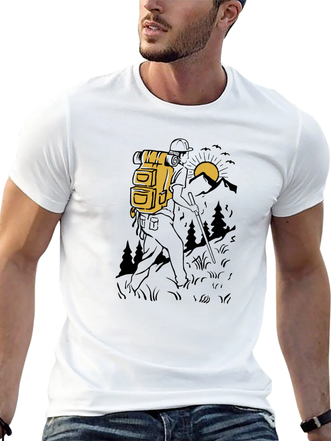 Hiking Adventure Black T-Shirt