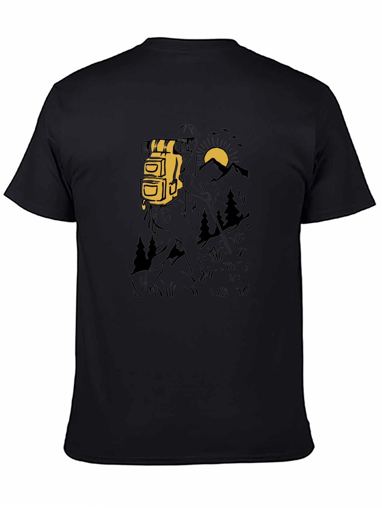 Hiking Adventure Black T-Shirt