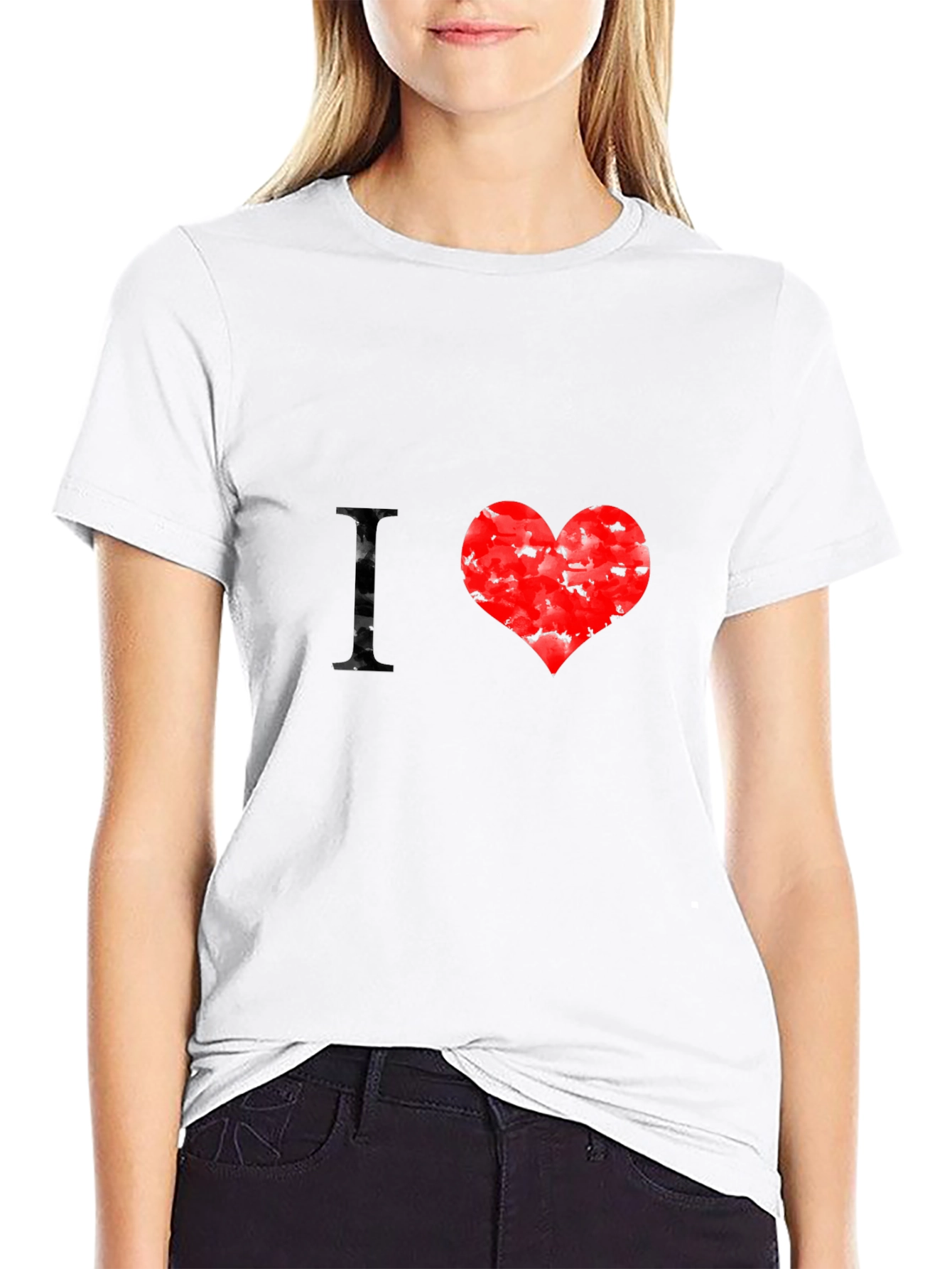 I Heart Bats Black T-Shirt