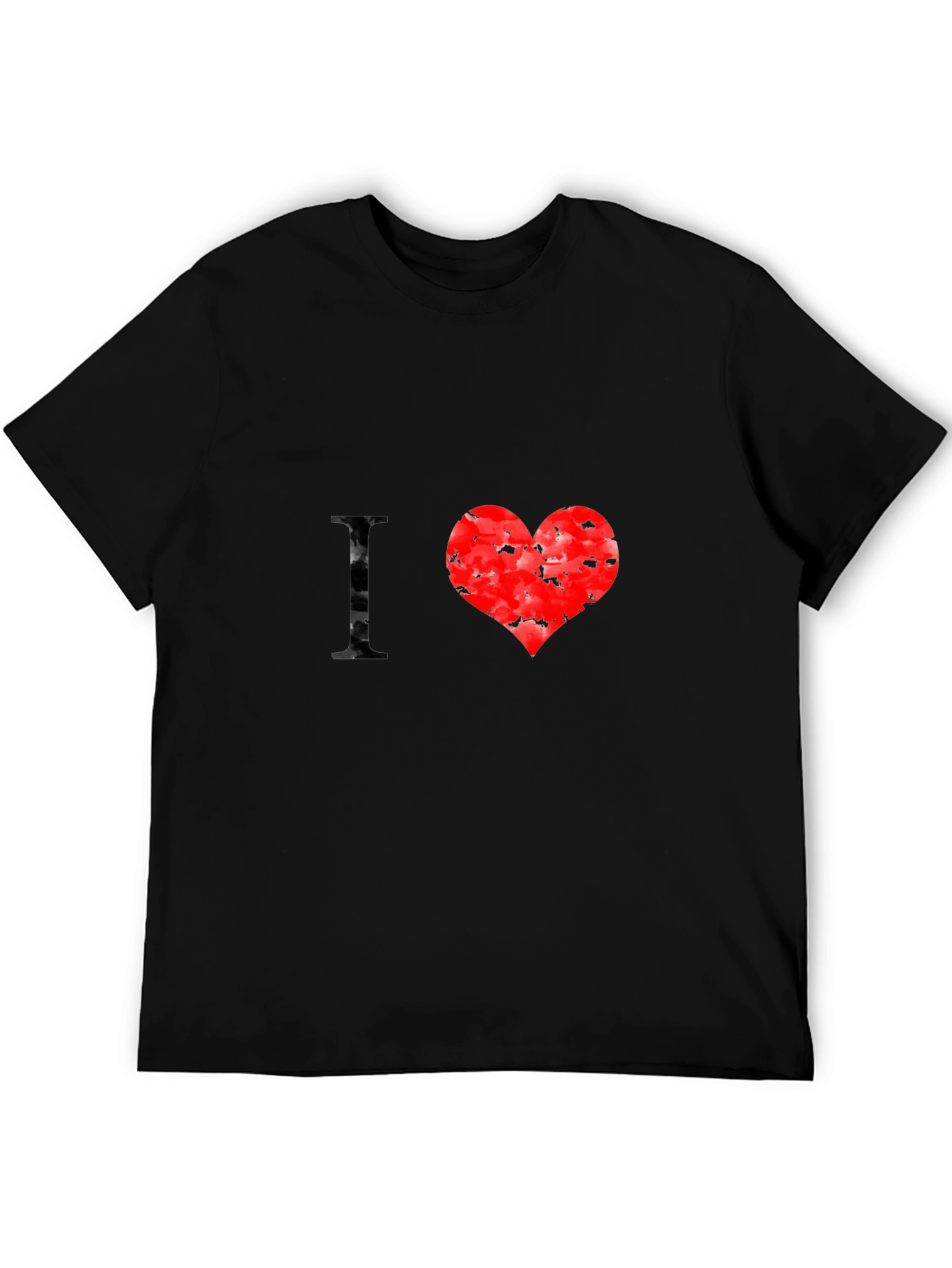 I Heart Bats Black T-Shirt