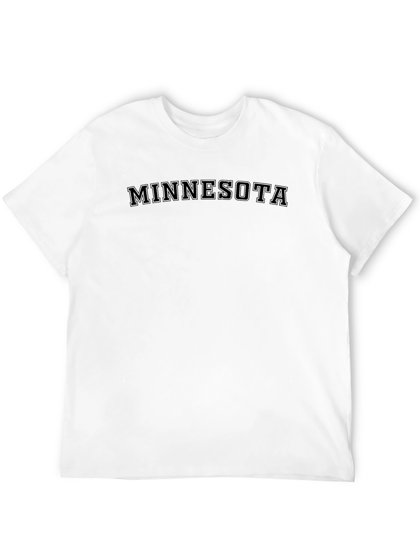 Minnesota Graphic Tee - Solid Black T-Shirt
