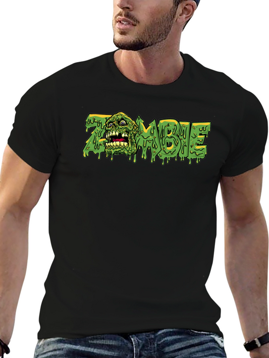Zombie Graphic Black T-Shirt - Horror Movie Tee
