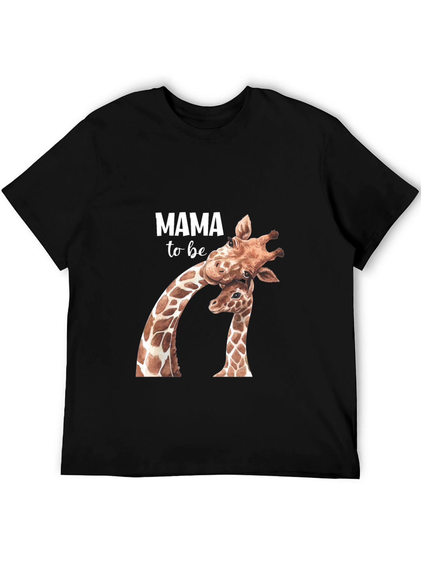 Mama To Be Giraffe Graphic Tee