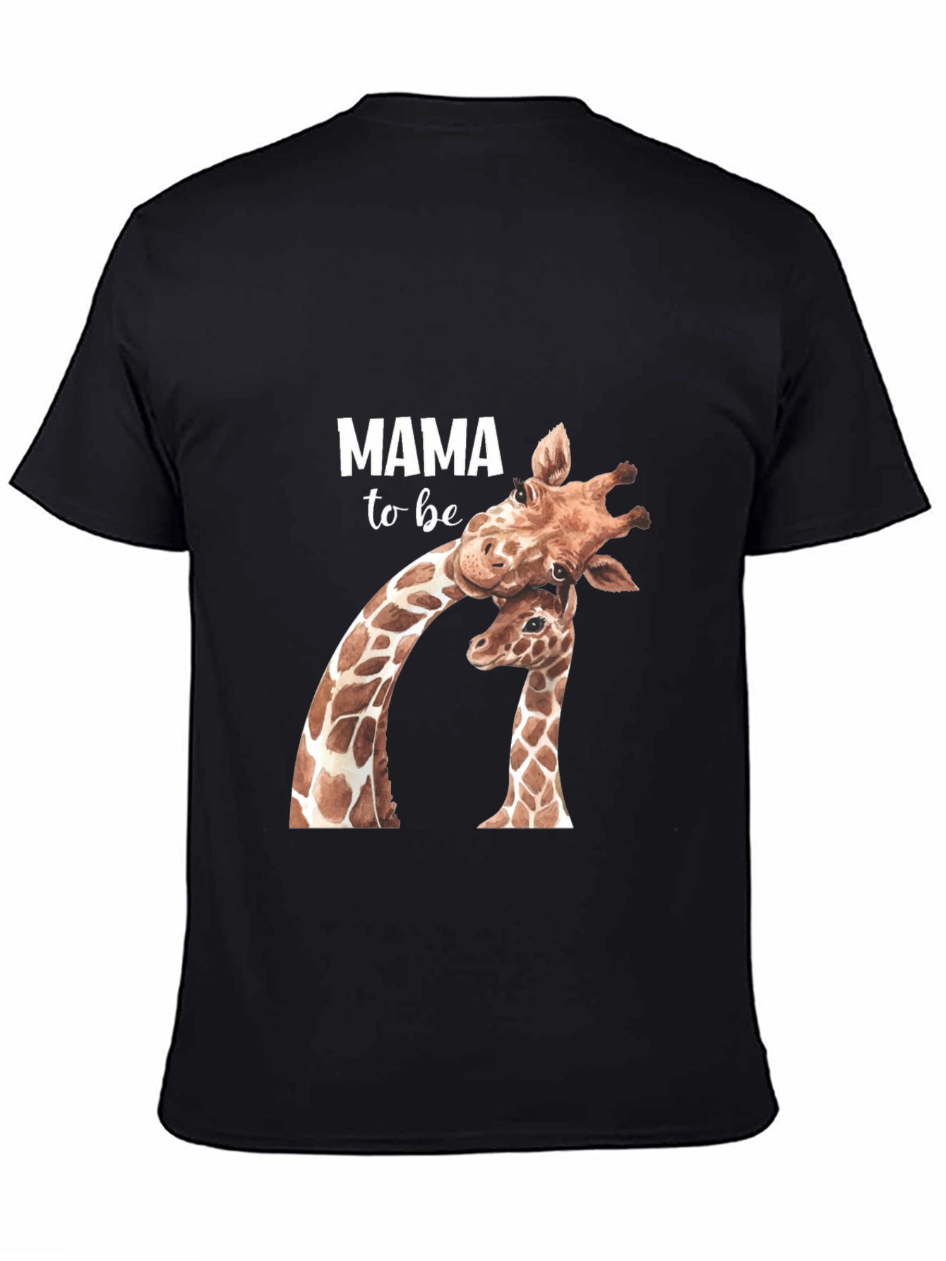 Mama To Be Giraffe Graphic Tee