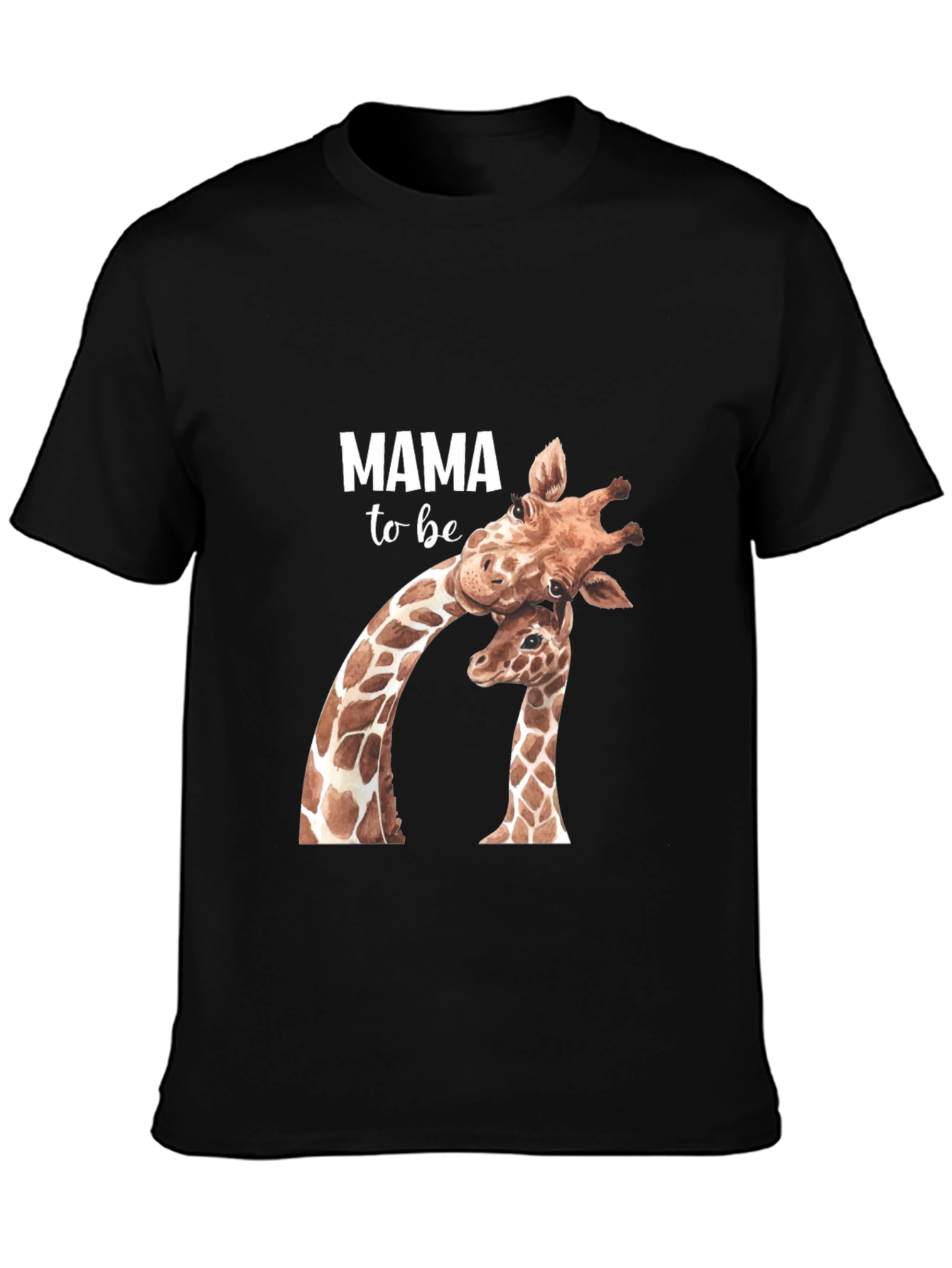 Mama To Be Giraffe Graphic Tee
