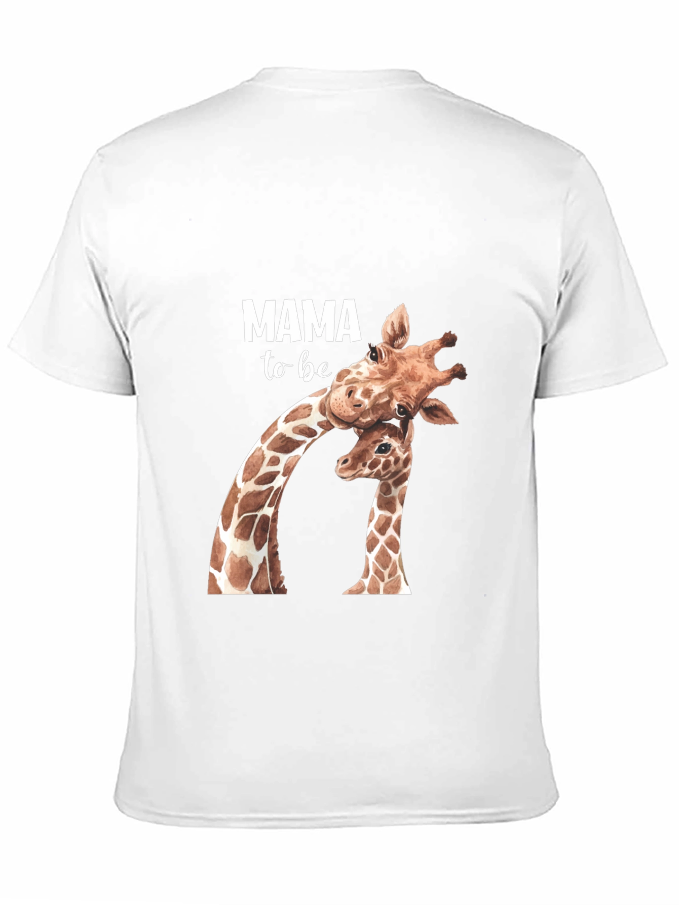 Mama To Be Giraffe Graphic Tee