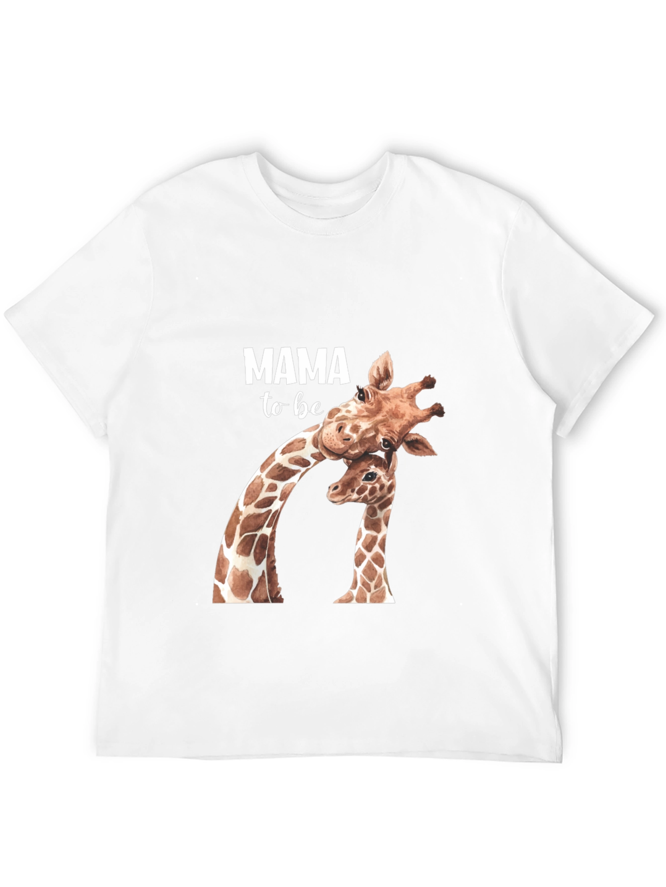 Mama To Be Giraffe Graphic Tee