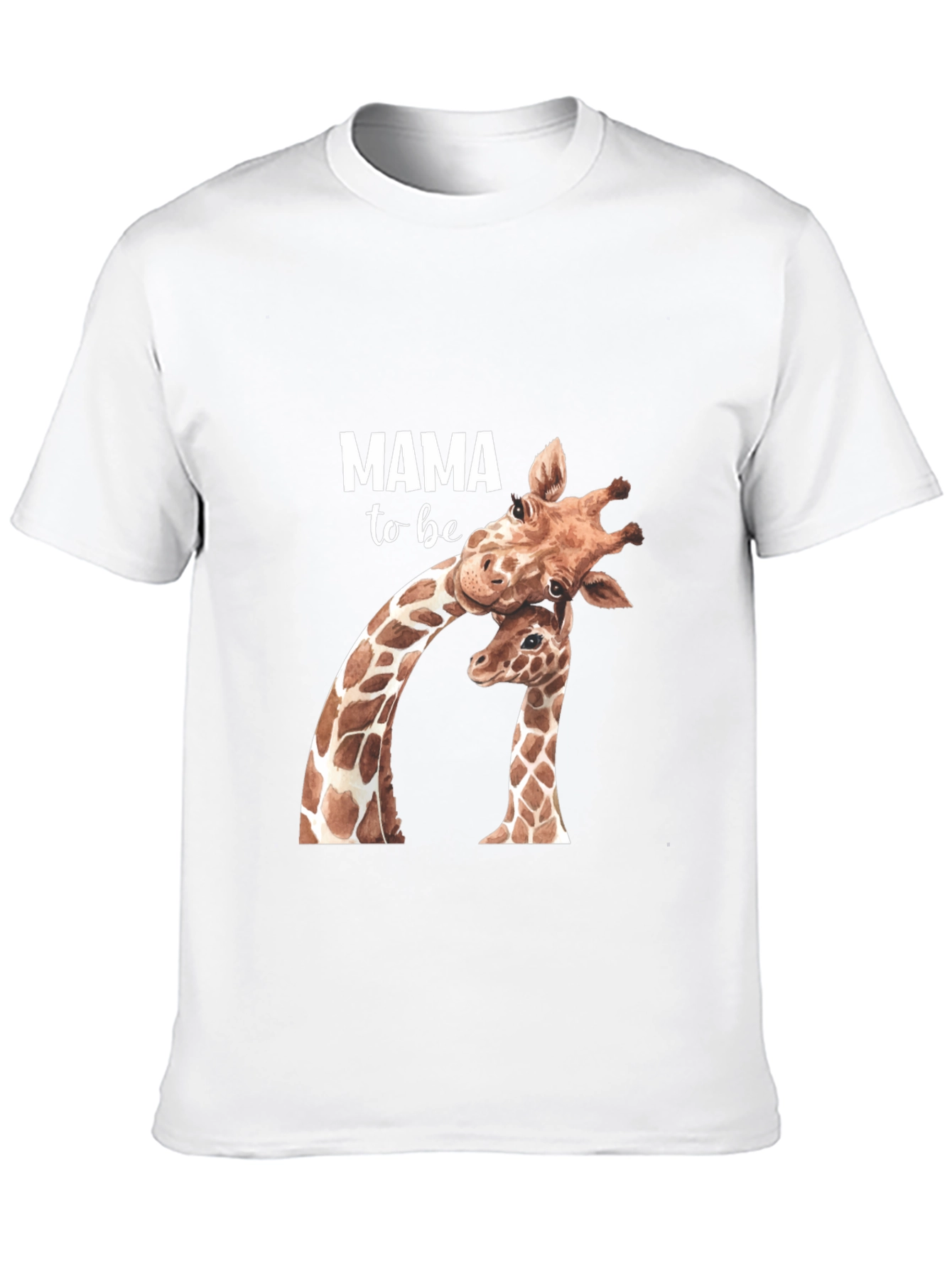 Mama To Be Giraffe Graphic Tee