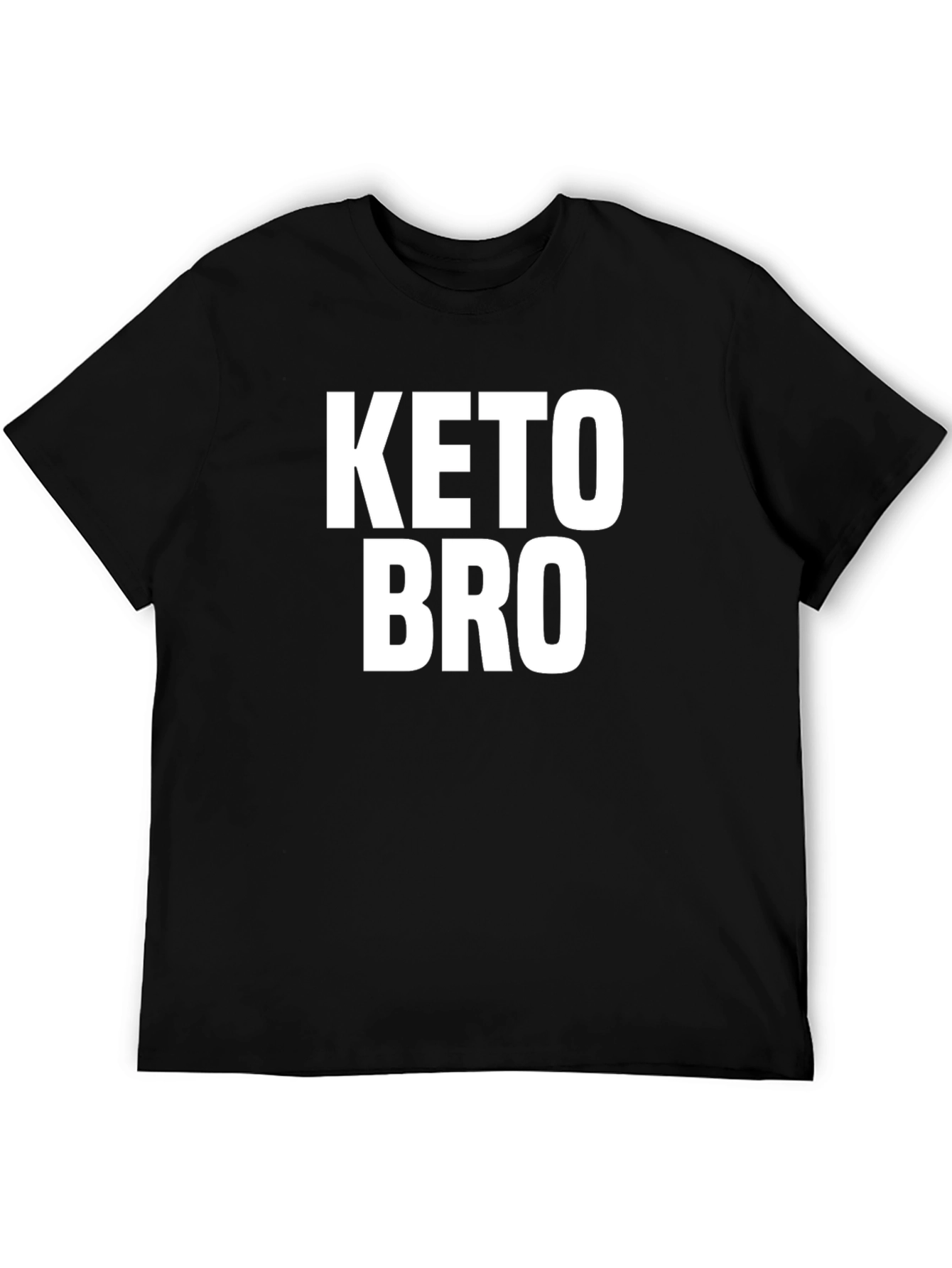 Keto Bro Black T-Shirt - Bold Graphic Tee