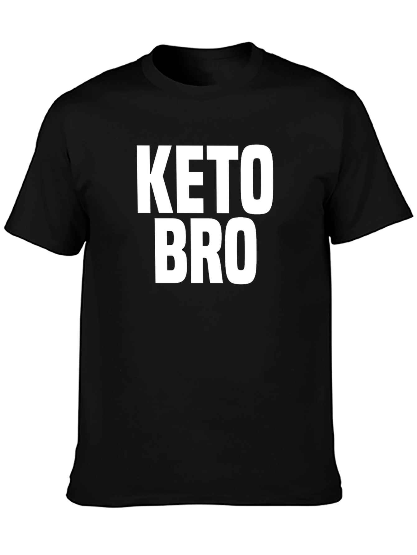 Keto Bro Black T-Shirt - Bold Graphic Tee