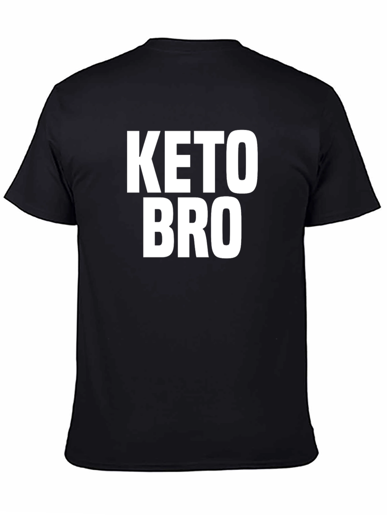Keto Bro Black T-Shirt - Bold Graphic Tee